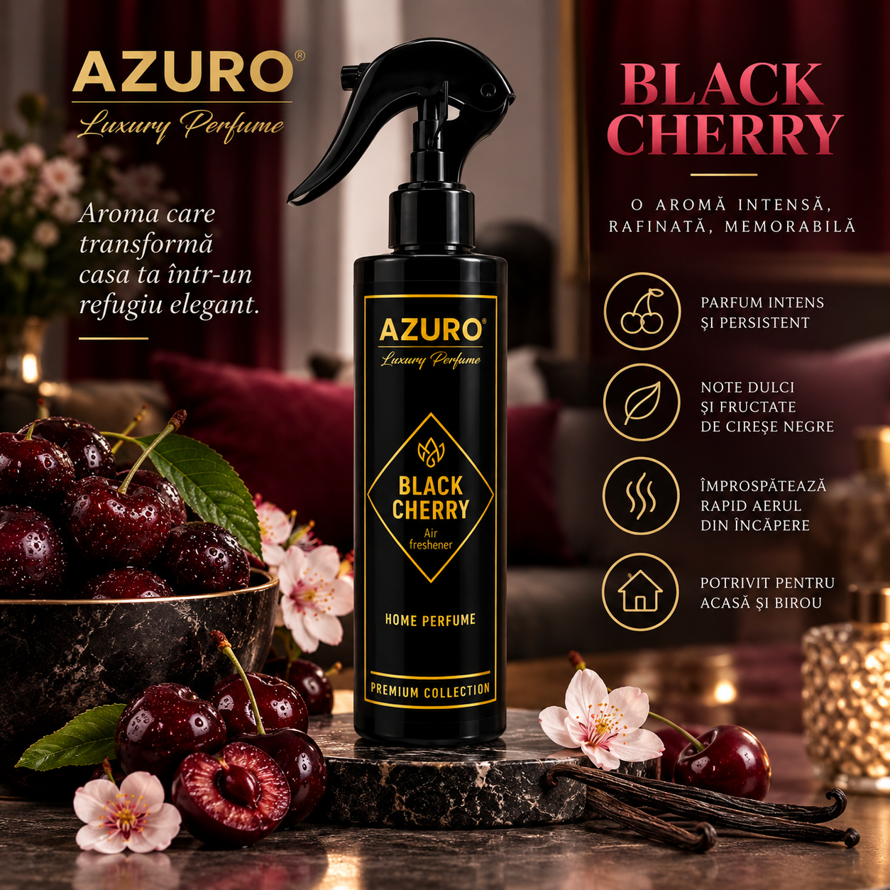 Azuro Air Freshener parfum ambiental 9 arome