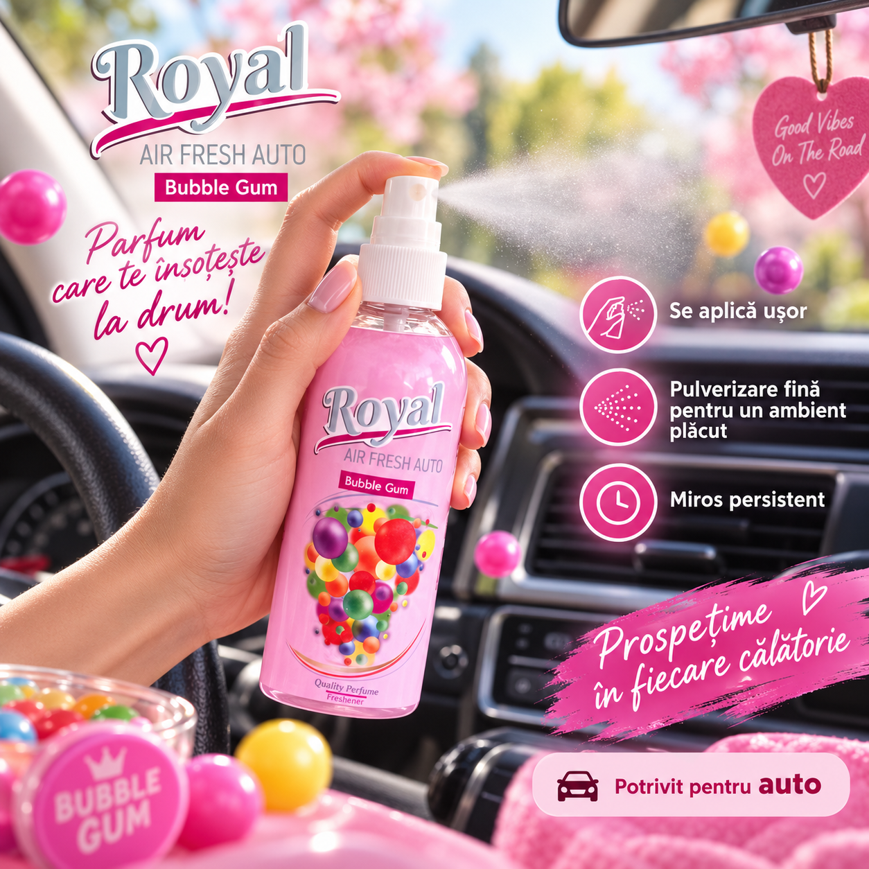 Parfum concentrat auto pentru habitaclu 100 ml