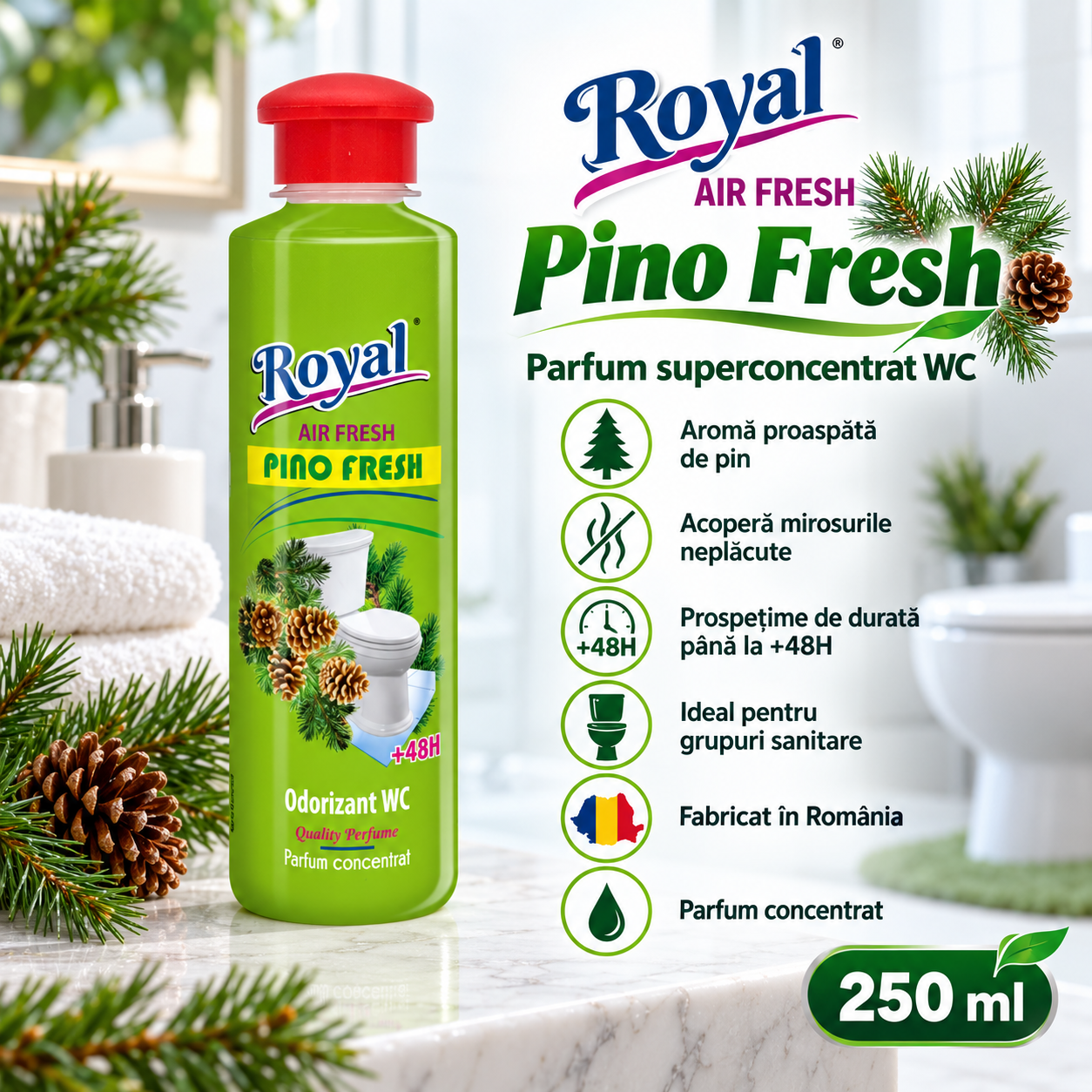 Royal Air Fresh parfum superconcentrat WC 250 ml