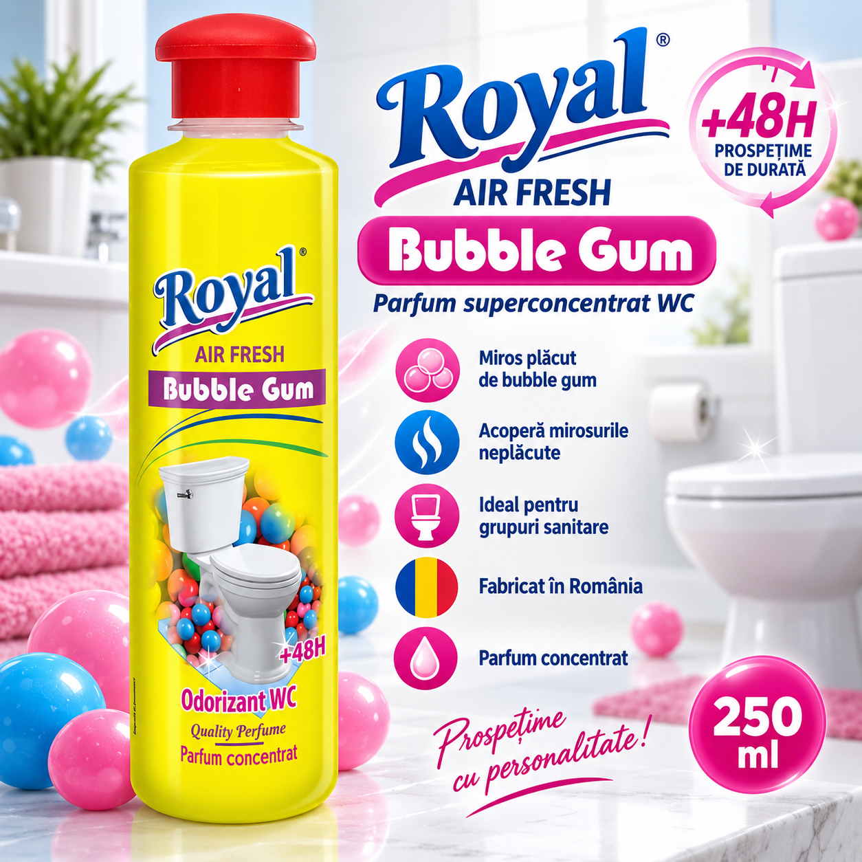 Royal Air Fresh parfum superconcentrat WC 250 ml