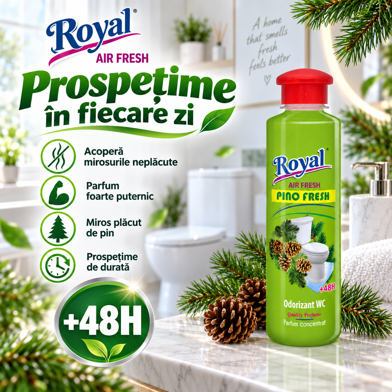 Royal Air Fresh parfum concentrat pentru toalete si grupuri sanitare