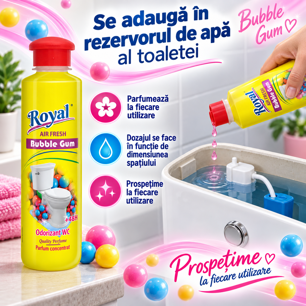 Royal Air Fresh parfum concentrat pentru toalete si grupuri sanitare