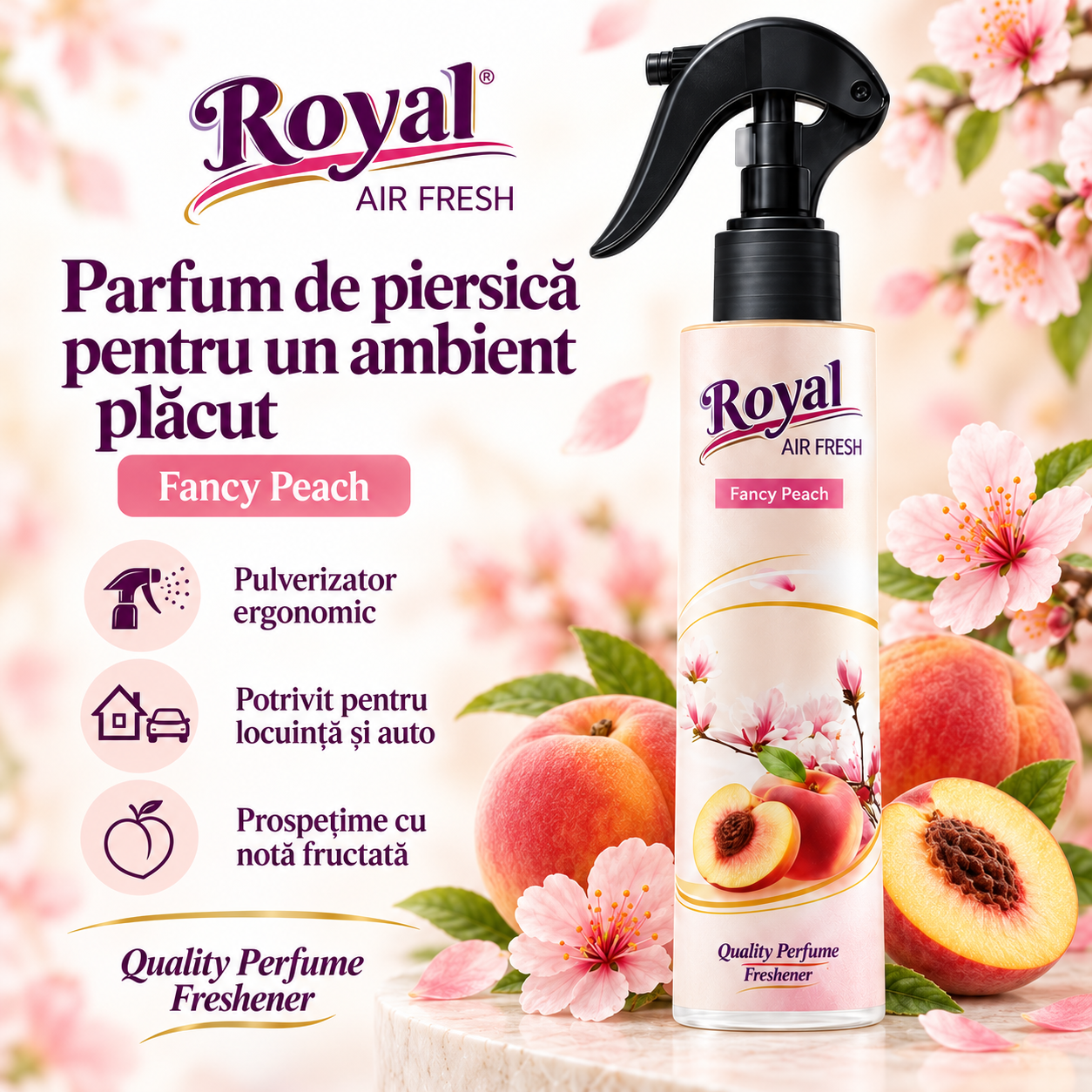 Parfum camera 6 arome Guma Turbo Sweet Vanilla Dolce Flowers Sandalo Wood Gold Million Bubble Gum