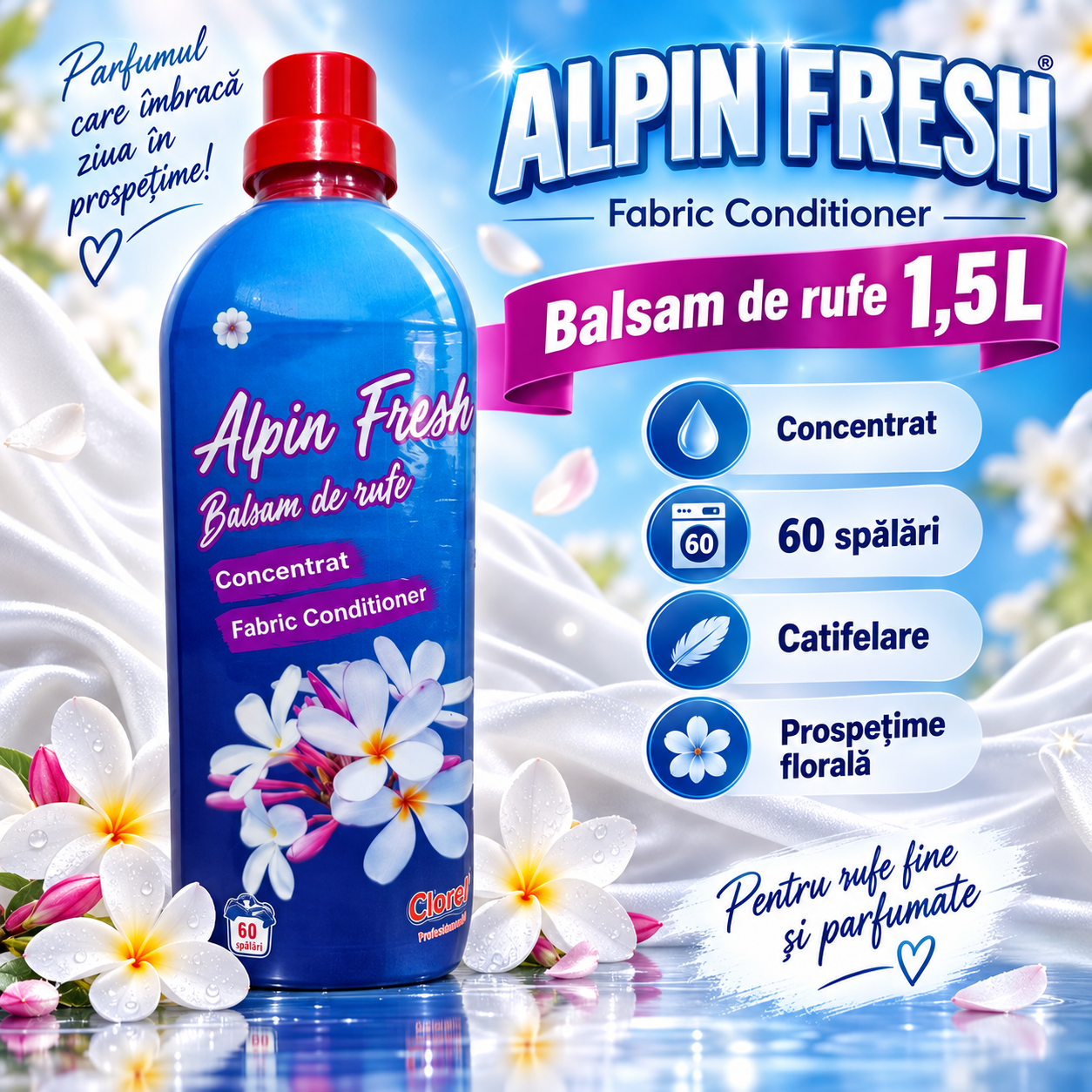 Cloret Dolce Primavera balsam de rufe concentrat 1.5L