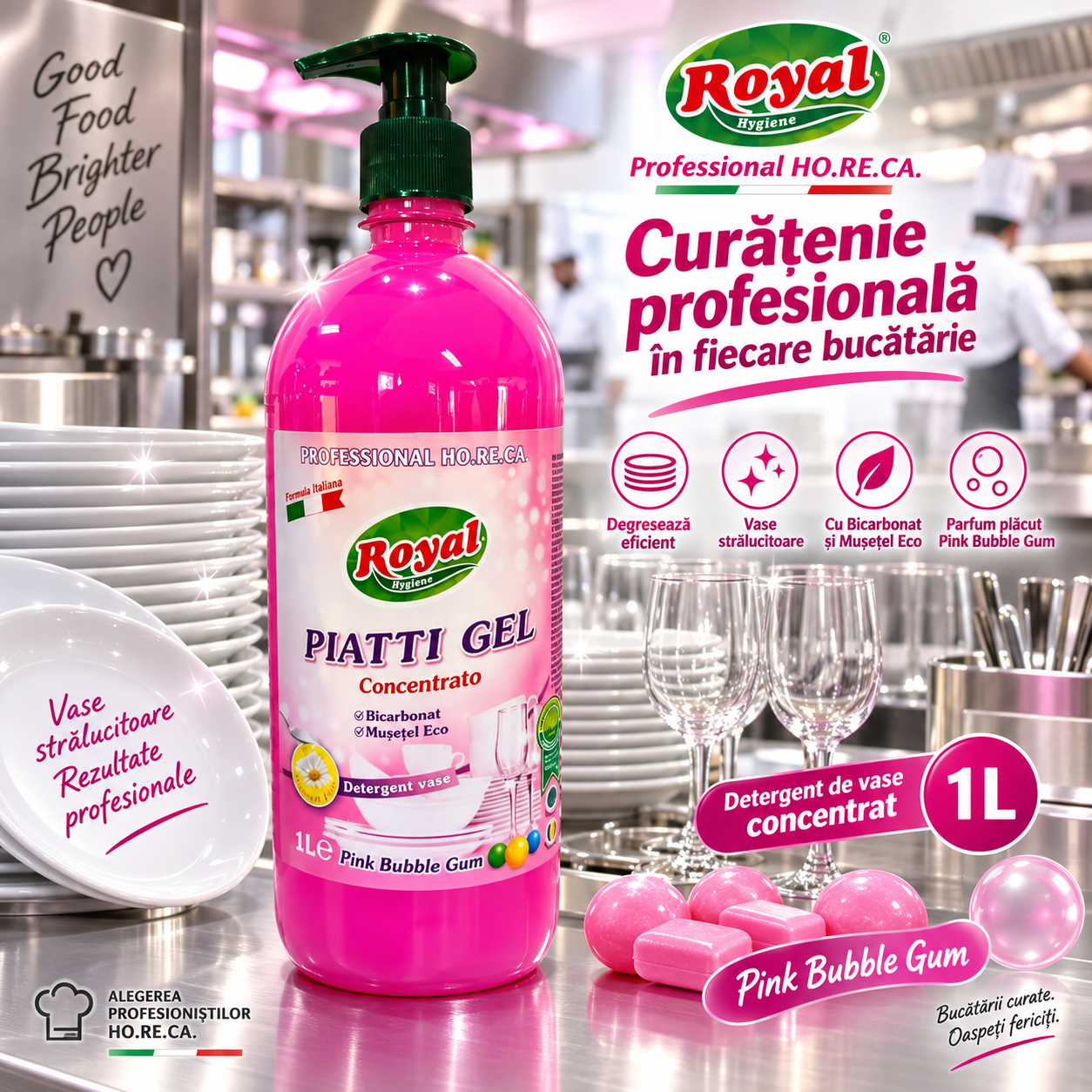 Royal Hygiene Piatti vase portelan sticla teflon plastic termorezistent