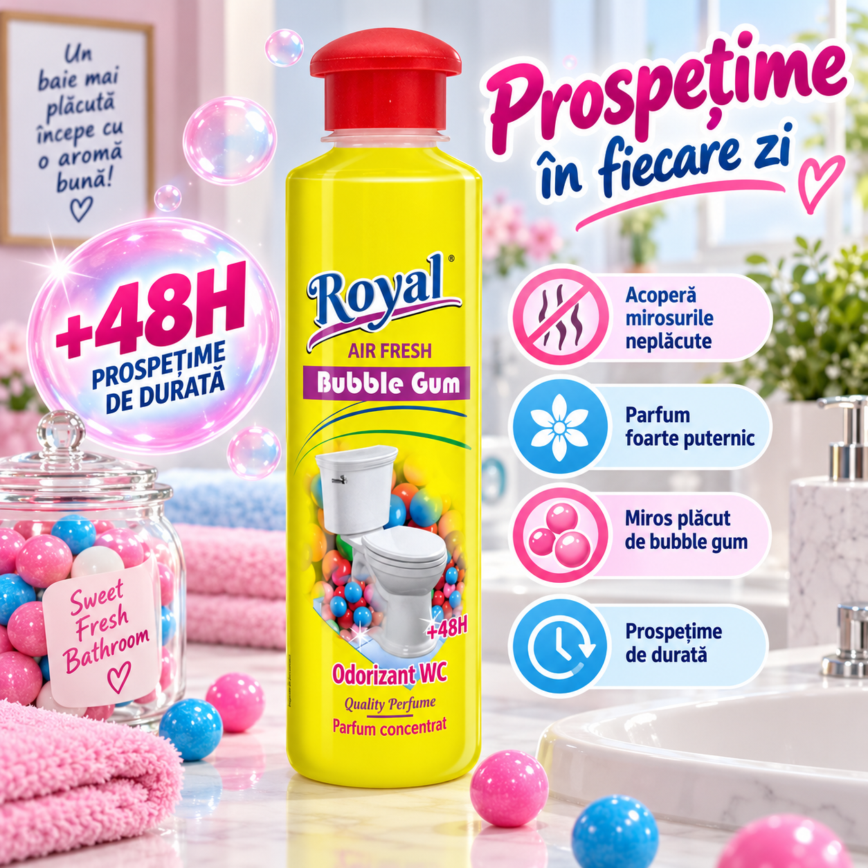Royal Air Fresh Citrus Fresh 250 ml portocala lamaie lime mandarina