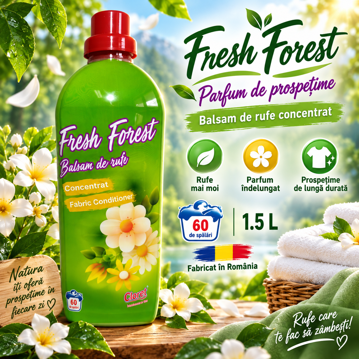 Cloret balsam rufe Dolce Primavera Fresh Forest Alpin Fresh