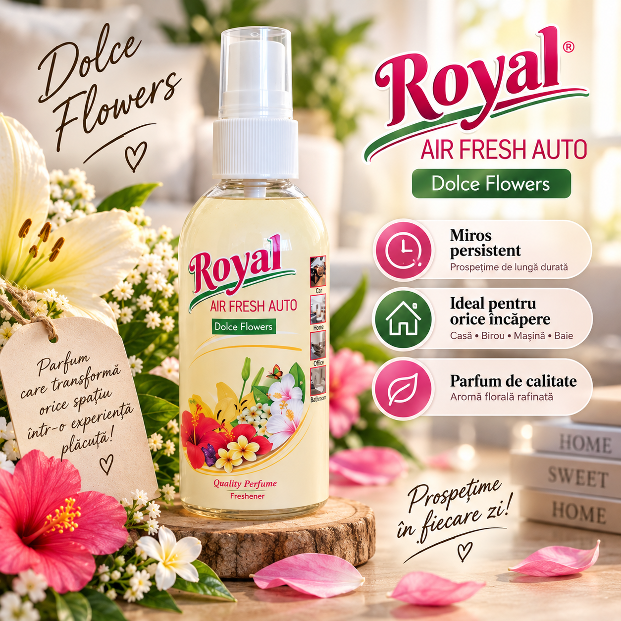 Parfum auto concentrat 100 ml pentru interior masina
