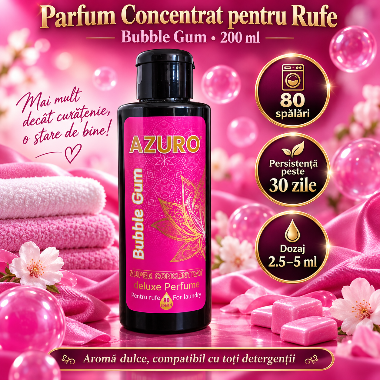 Azuro parfum rufe concentrat 200 ml 80 spalari