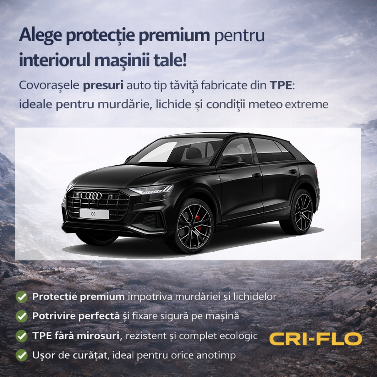 Set covorașe Audi Q8