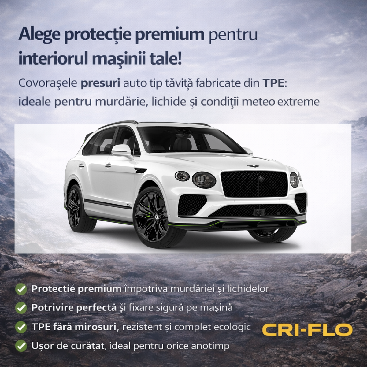 Bentley Bentayga Cri-Flo Mats