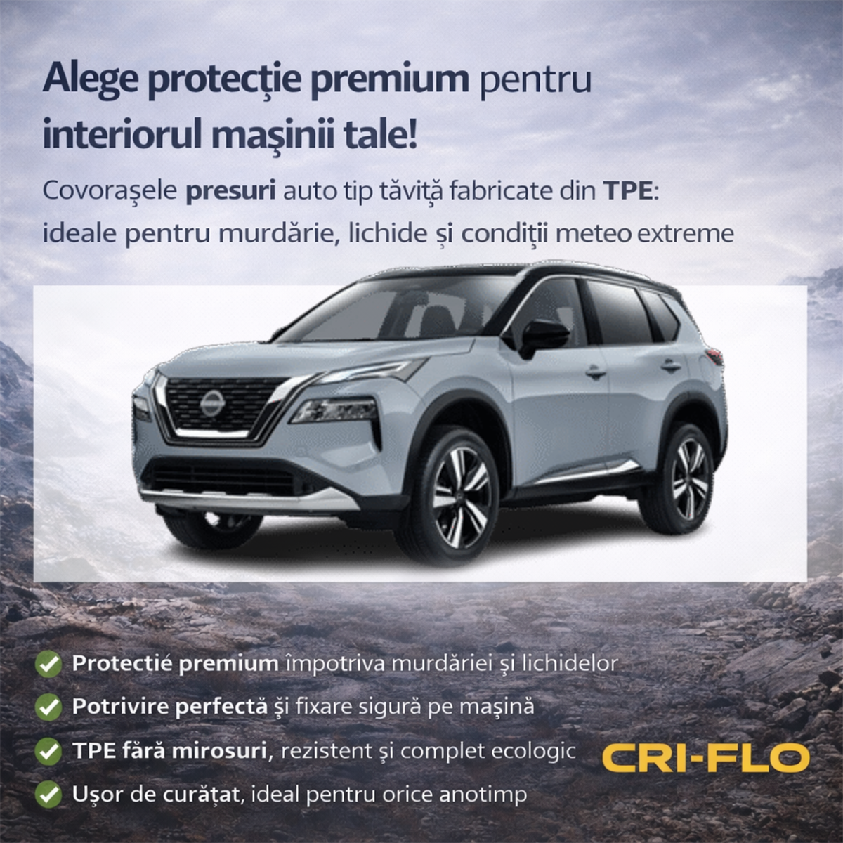 Set covorașe Nissan X-Trail