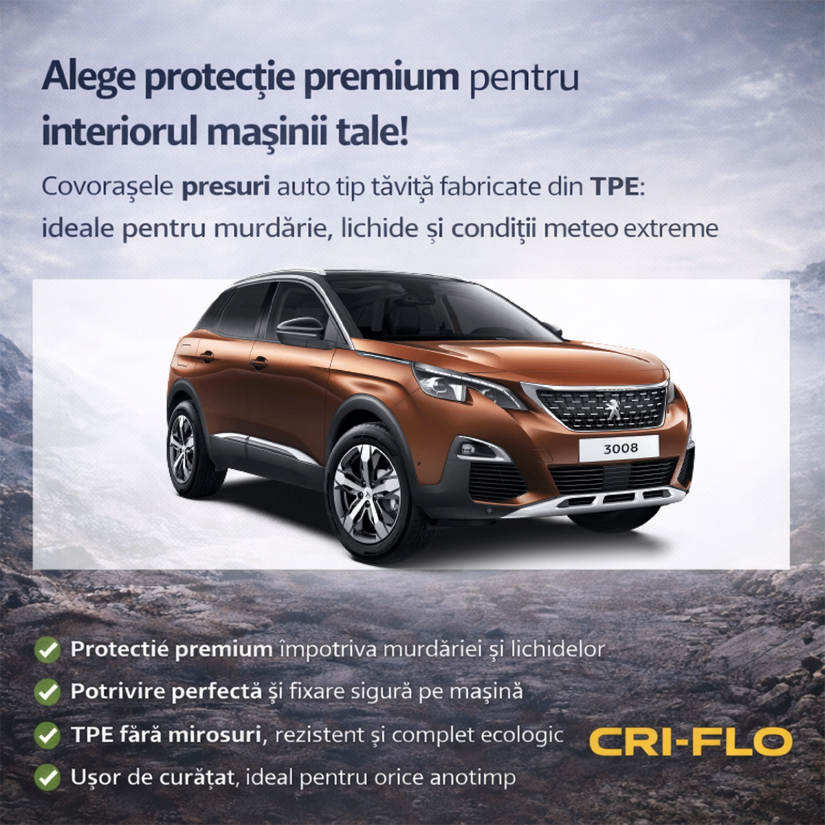 Set Peugeot 3008 CRI-FLO