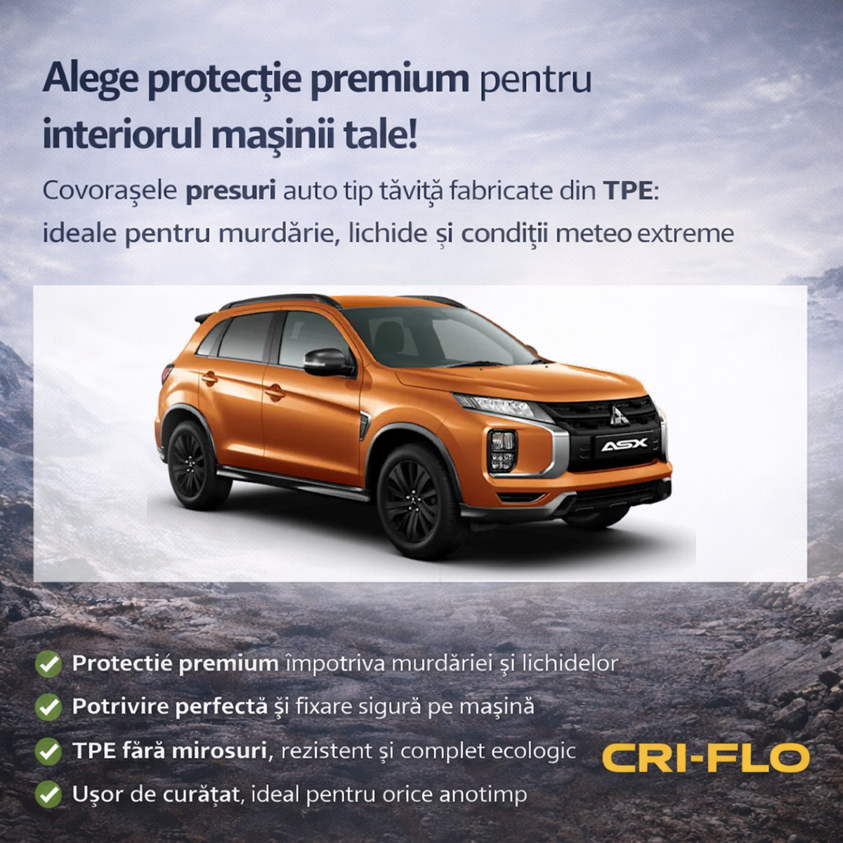 Set covorase Mitsubishi ASX 2023
