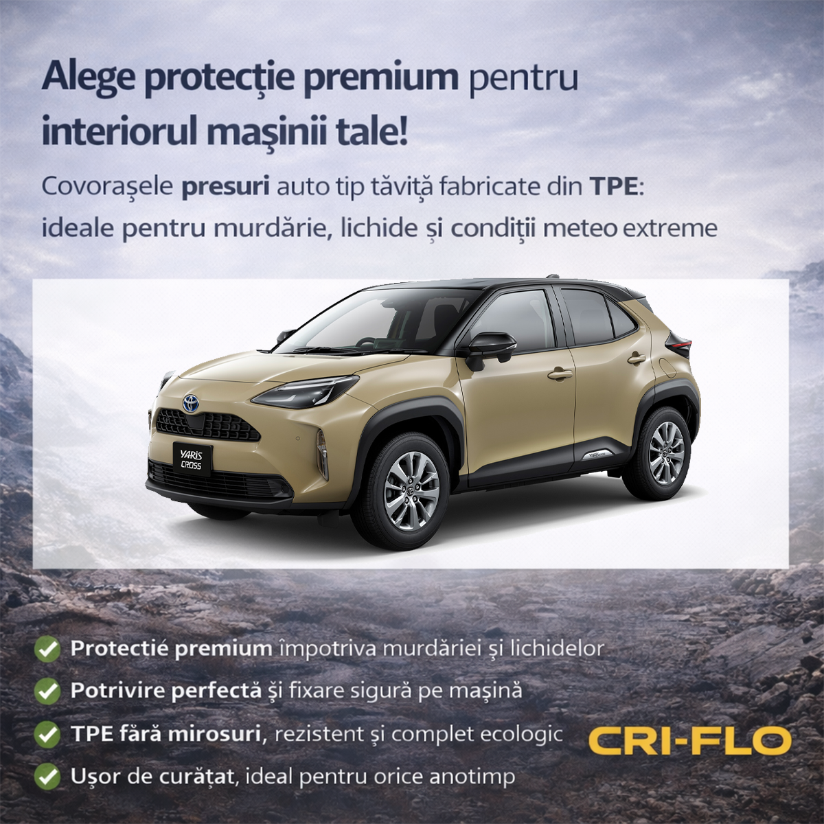 Set covorașe Toyota Yaris Cross