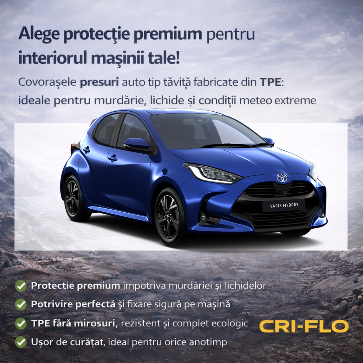 Yaris Hybrid CRI-FLO Mats