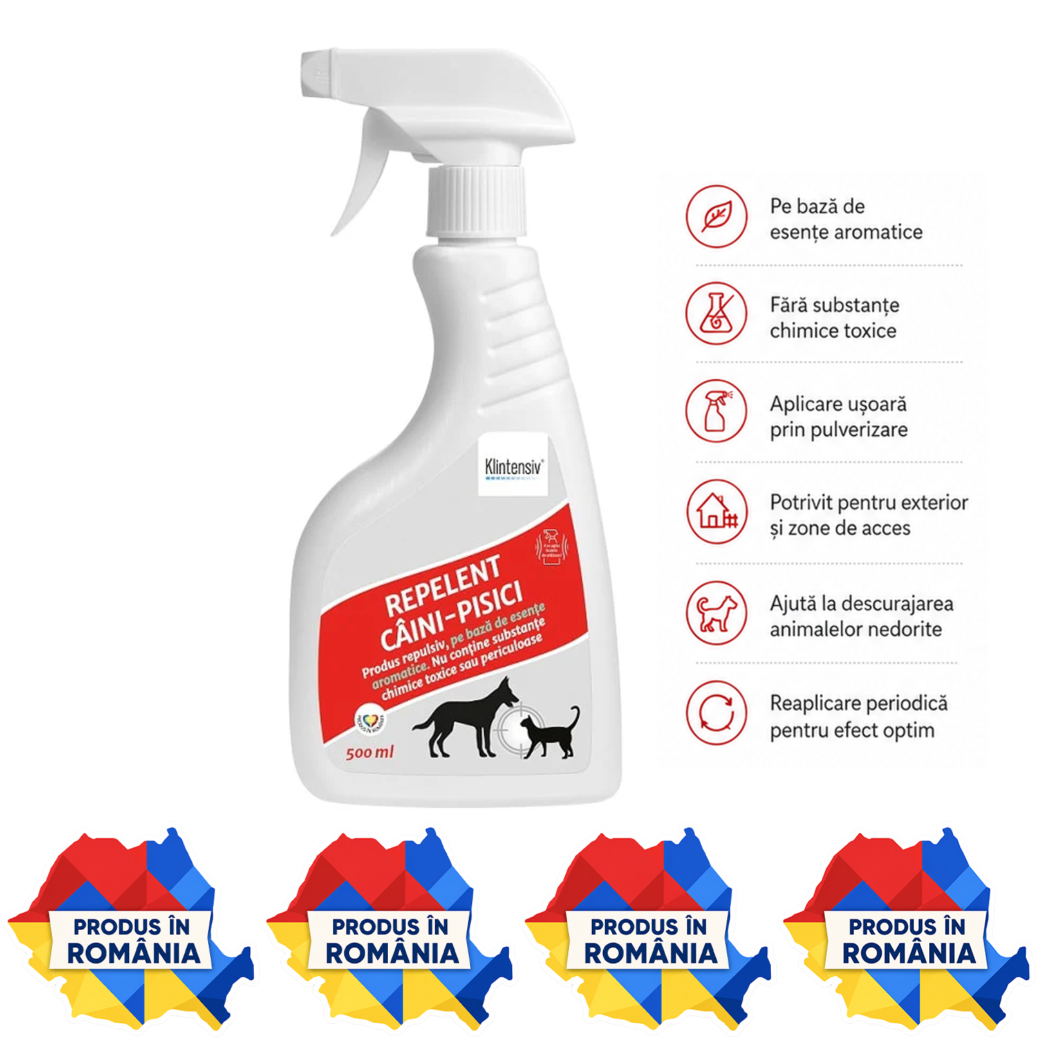 Repelent natural profesional anti reptile șerpi c&acirc;ini pisici păsări și rozătoare 500 ml