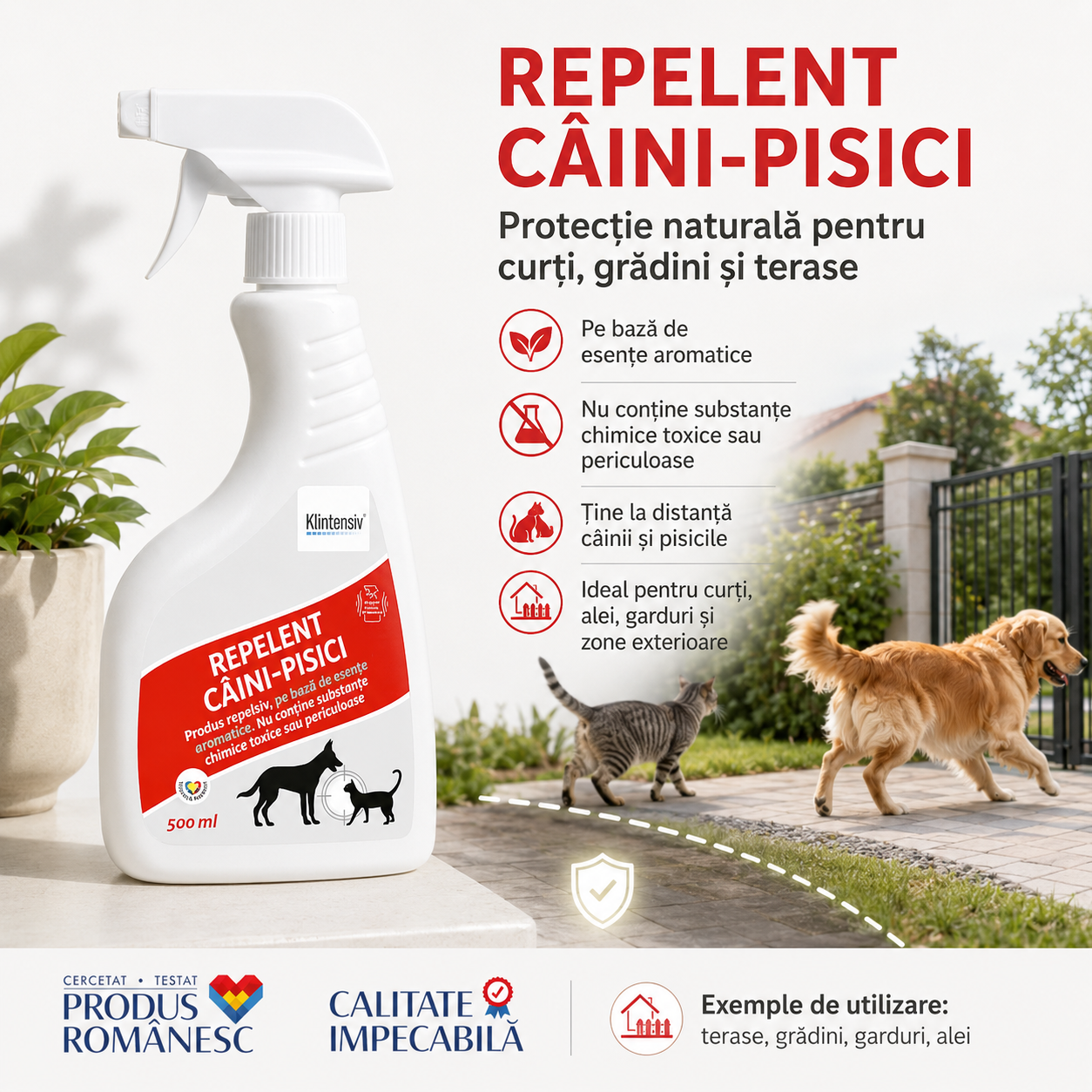 Variante repelent natural anti reptile anti c&acirc;ini pisici anti păsări anti rozătoare