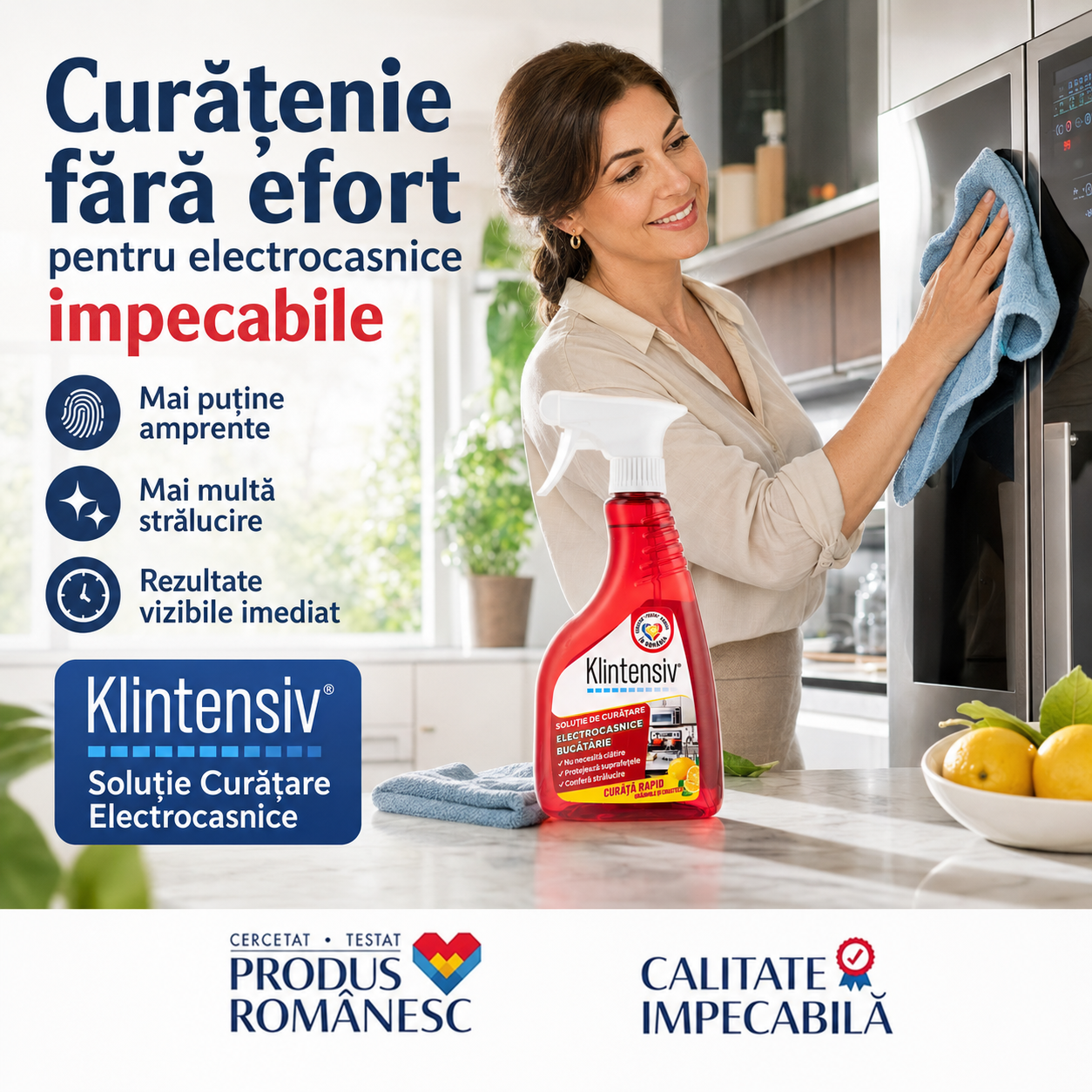 Klintensiv curățare electrocasnice pentru bucătării casnice profesionale HoReCa