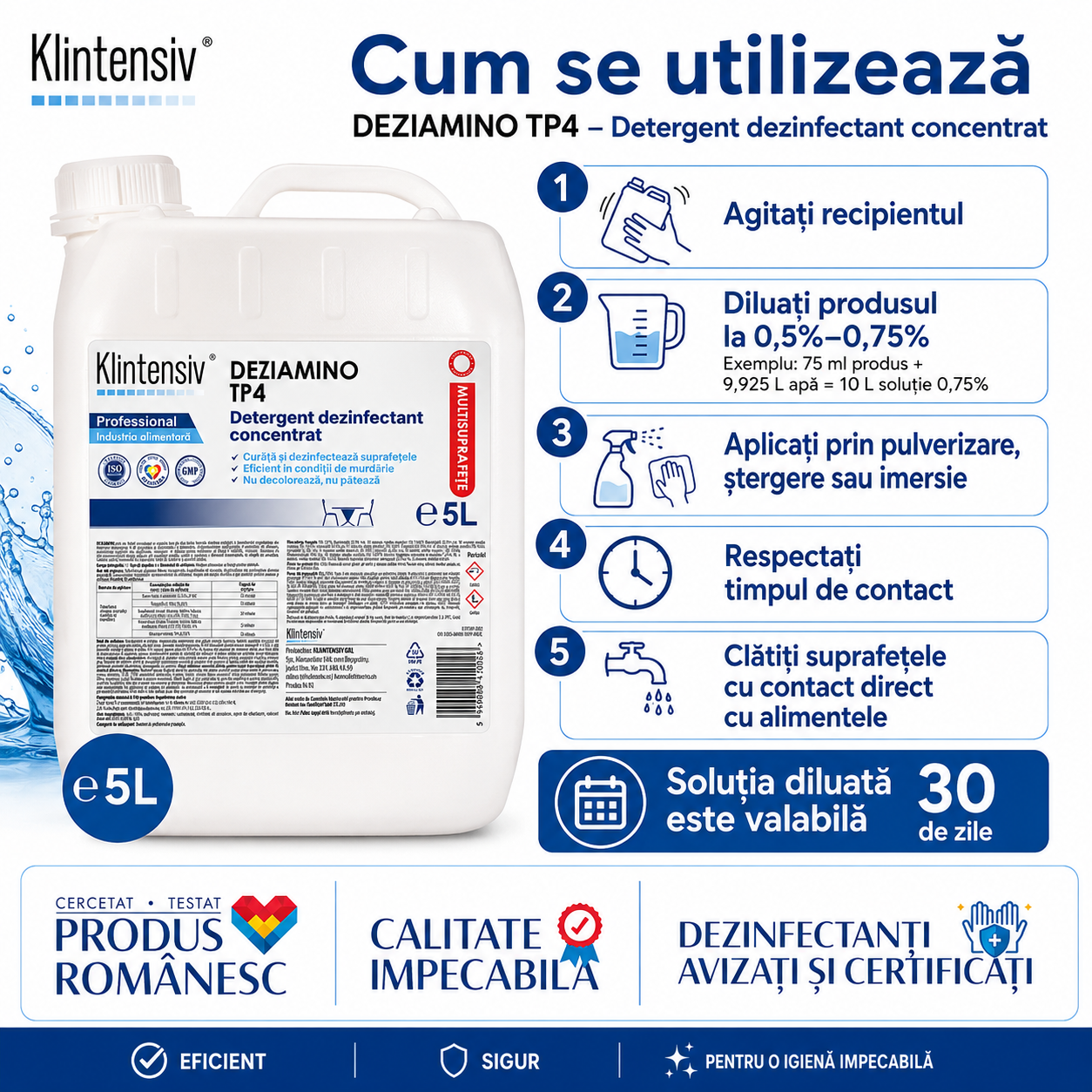 DEZIAMINO pentru industria alimentară HoReCa ustensile reutilizabile inox sticlă ceramică și pardoseli
