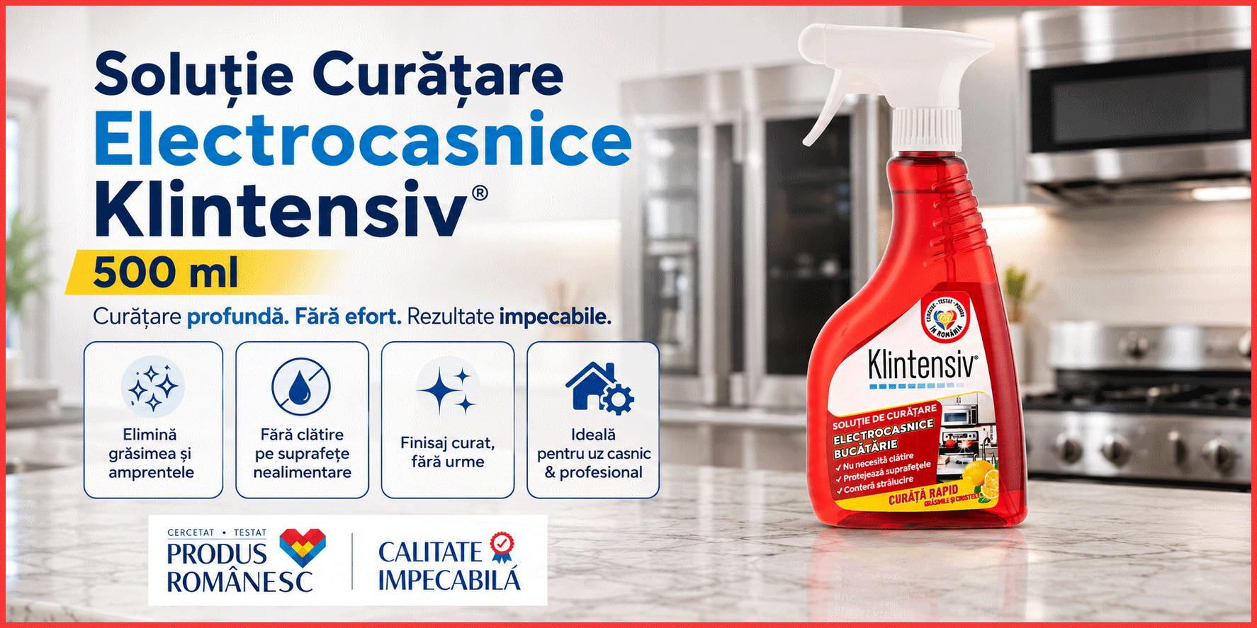 Klintensiv soluție curățare electrocasnice