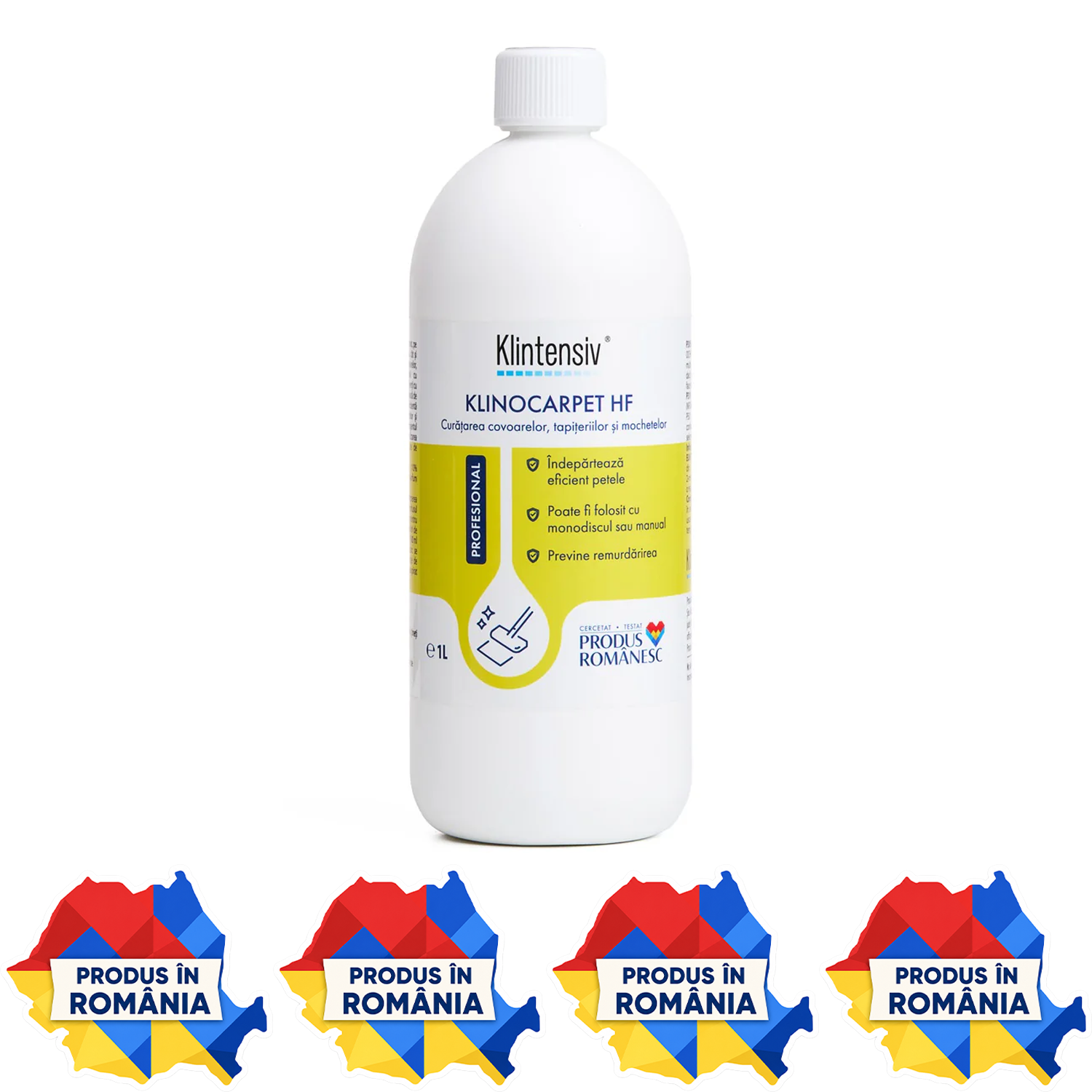 Klintensiv KLINOCARPET HF detergent concentrat pentru covoare și tapițerii 1 L și 5 L
