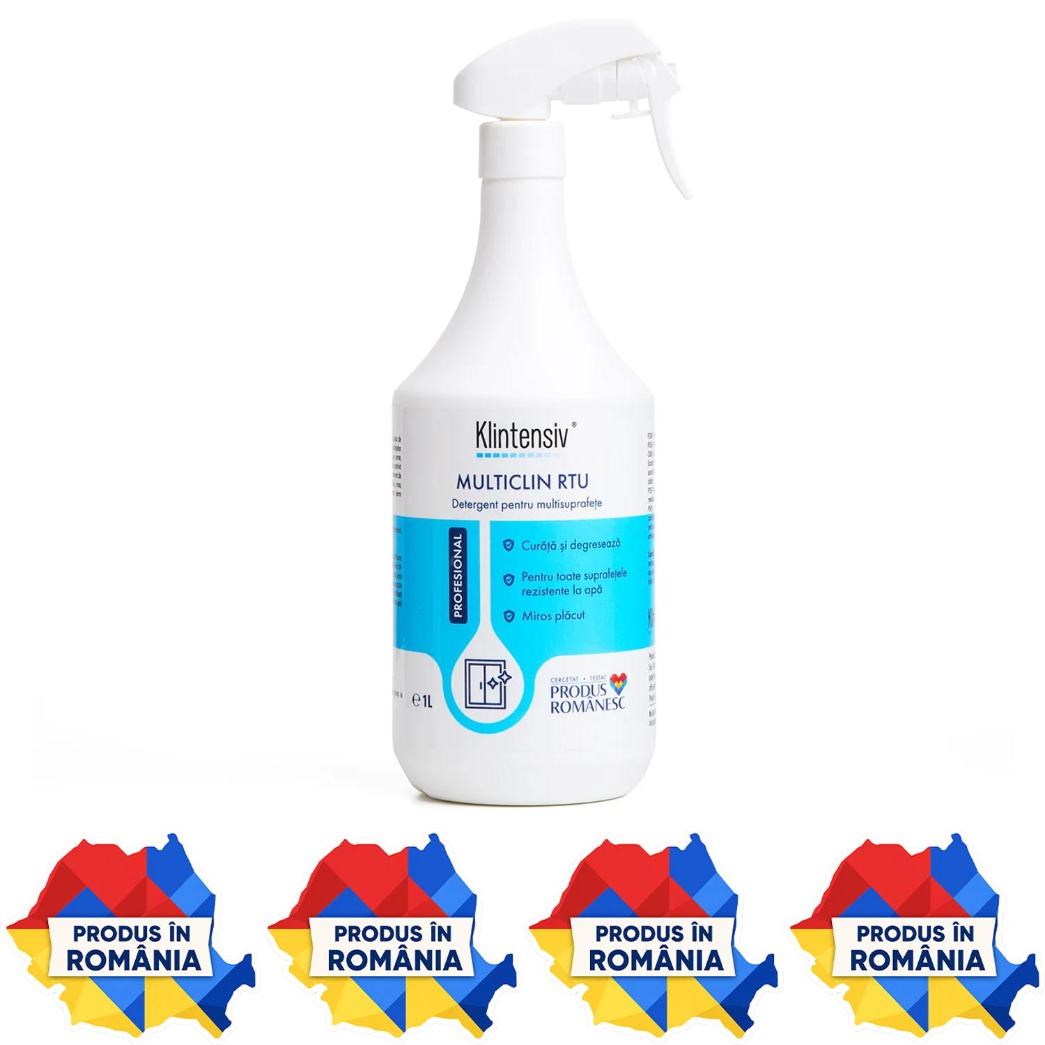 Klintensiv MultiClin RTU detergent multisuprafețe 1 L și 5 L