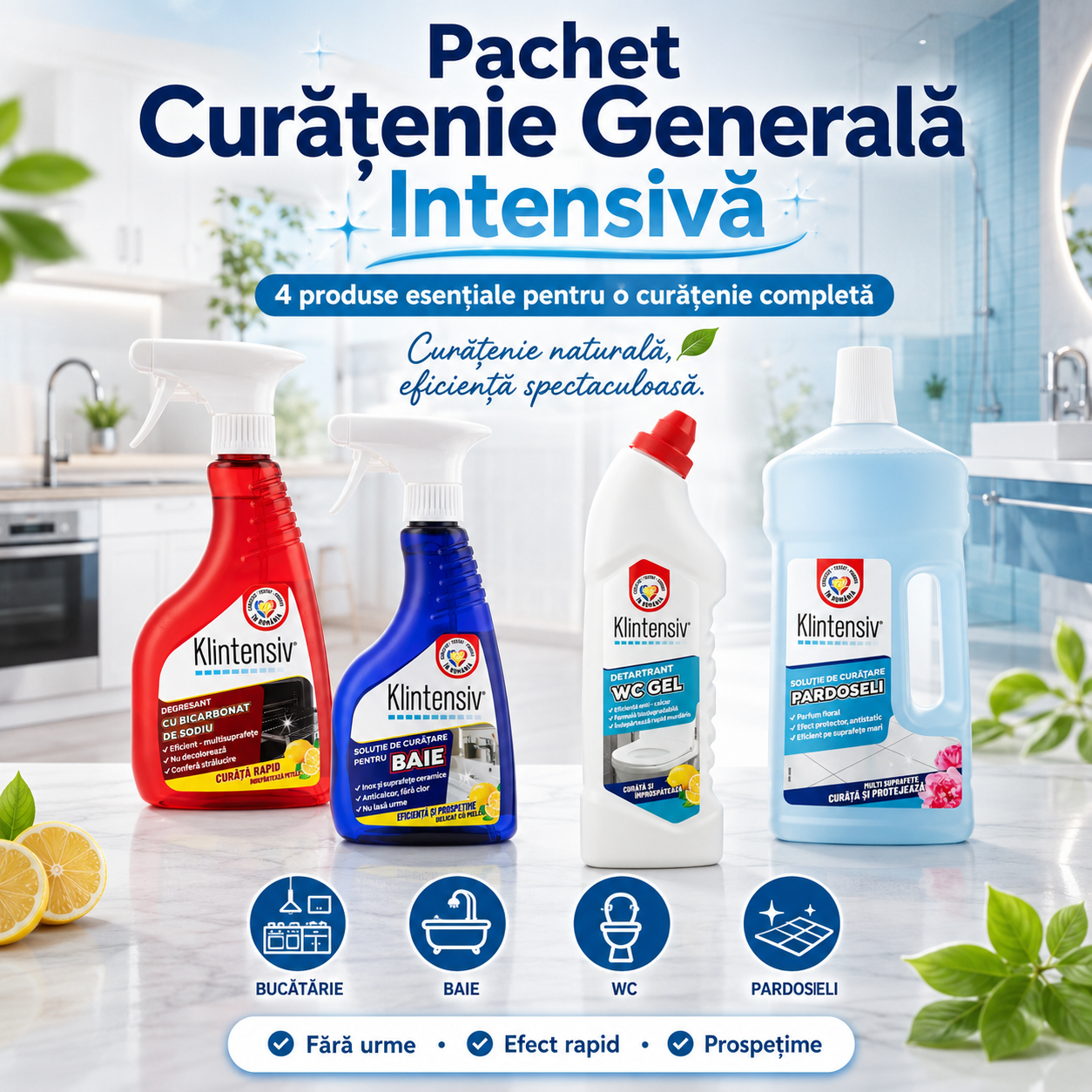 Pachet Curatenie Generala Intensiva Klintensiv