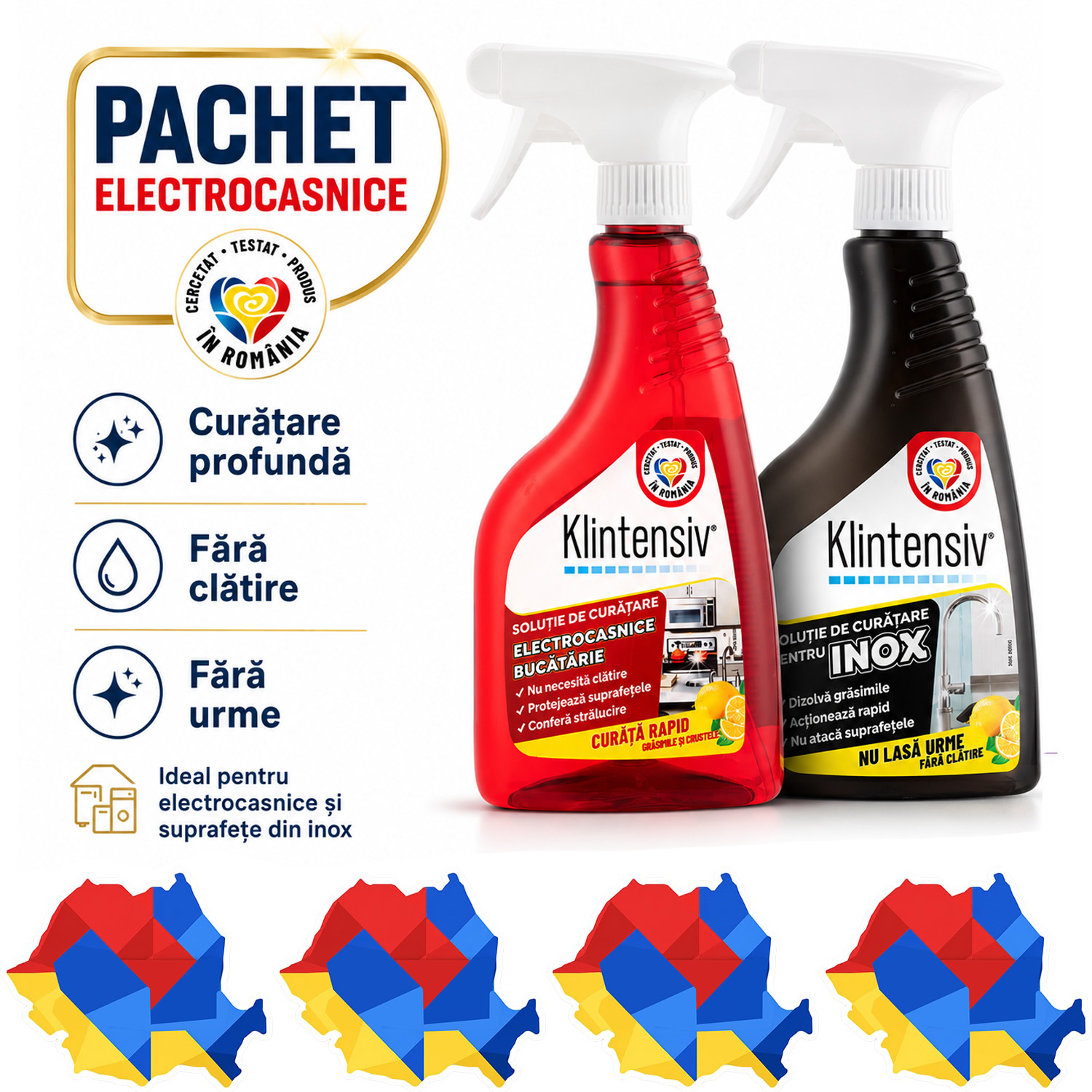 Pachet Electrocasnice si Inox Klintensiv, 2 x 500 ml