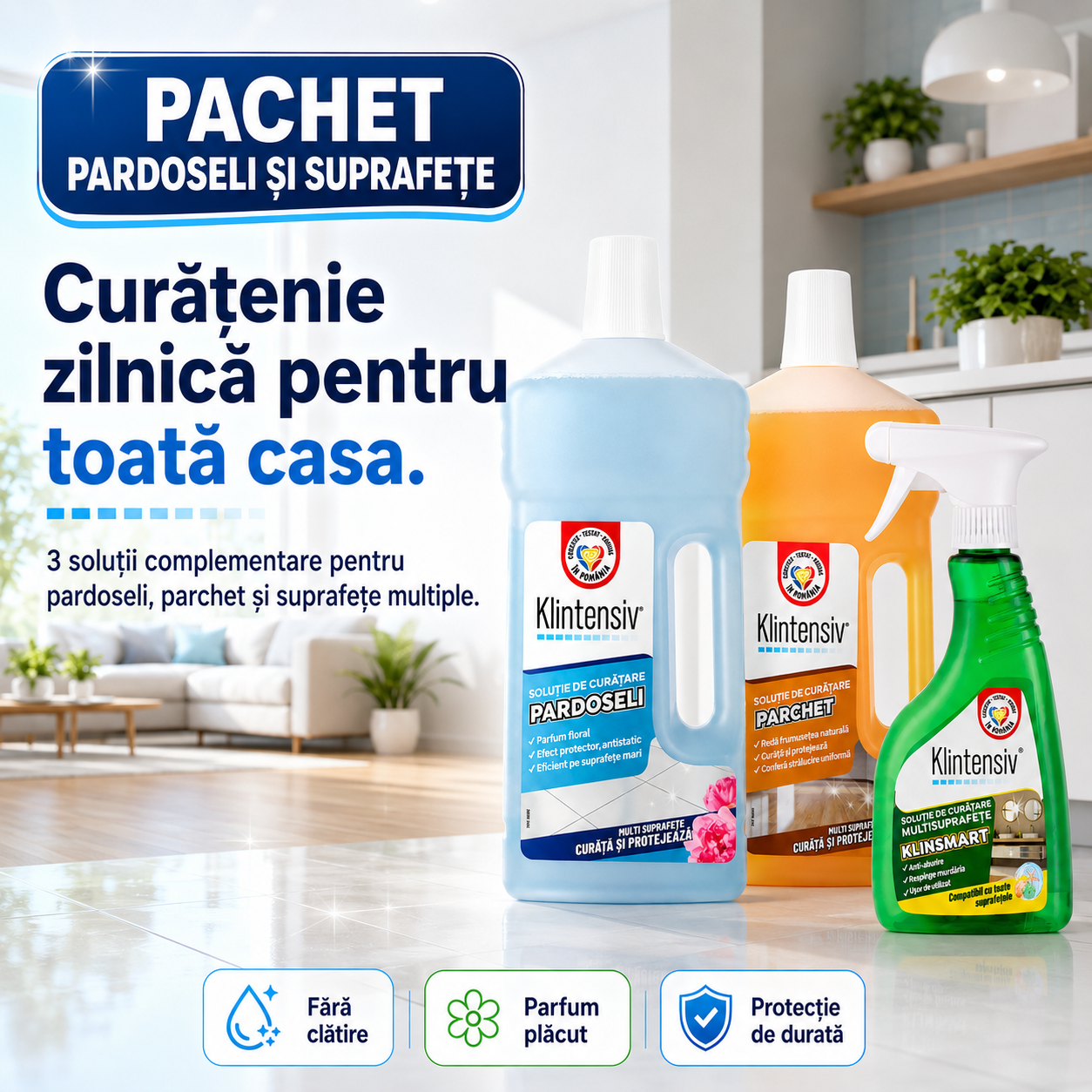 Solutie Curatare Pardoseli Klintensiv 1 L