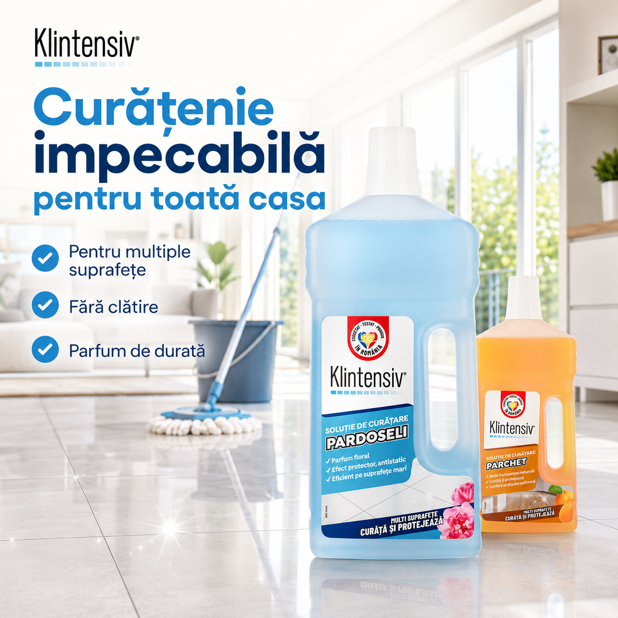 Detergent universal pentru pardoseli Klintensiv