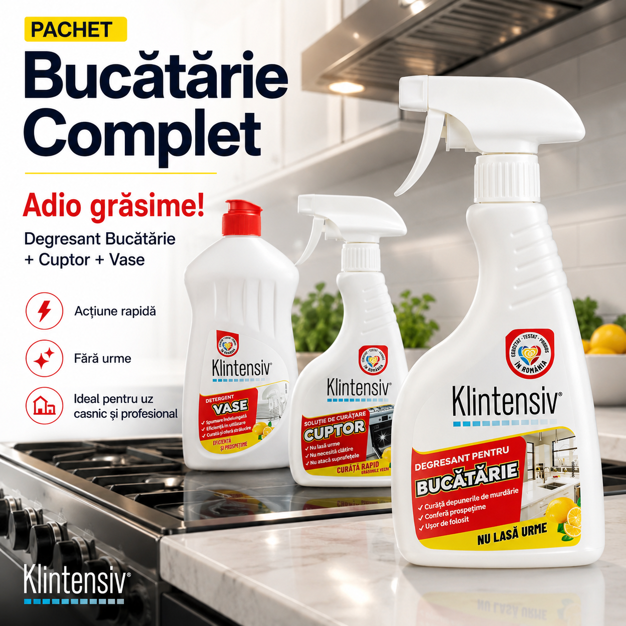Solutie Curatare Cuptor Klintensiv 500 ml