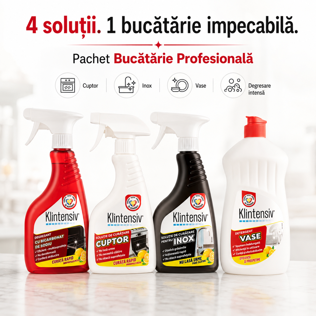 Solutie Curatare Cuptor Klintensiv 500 ml