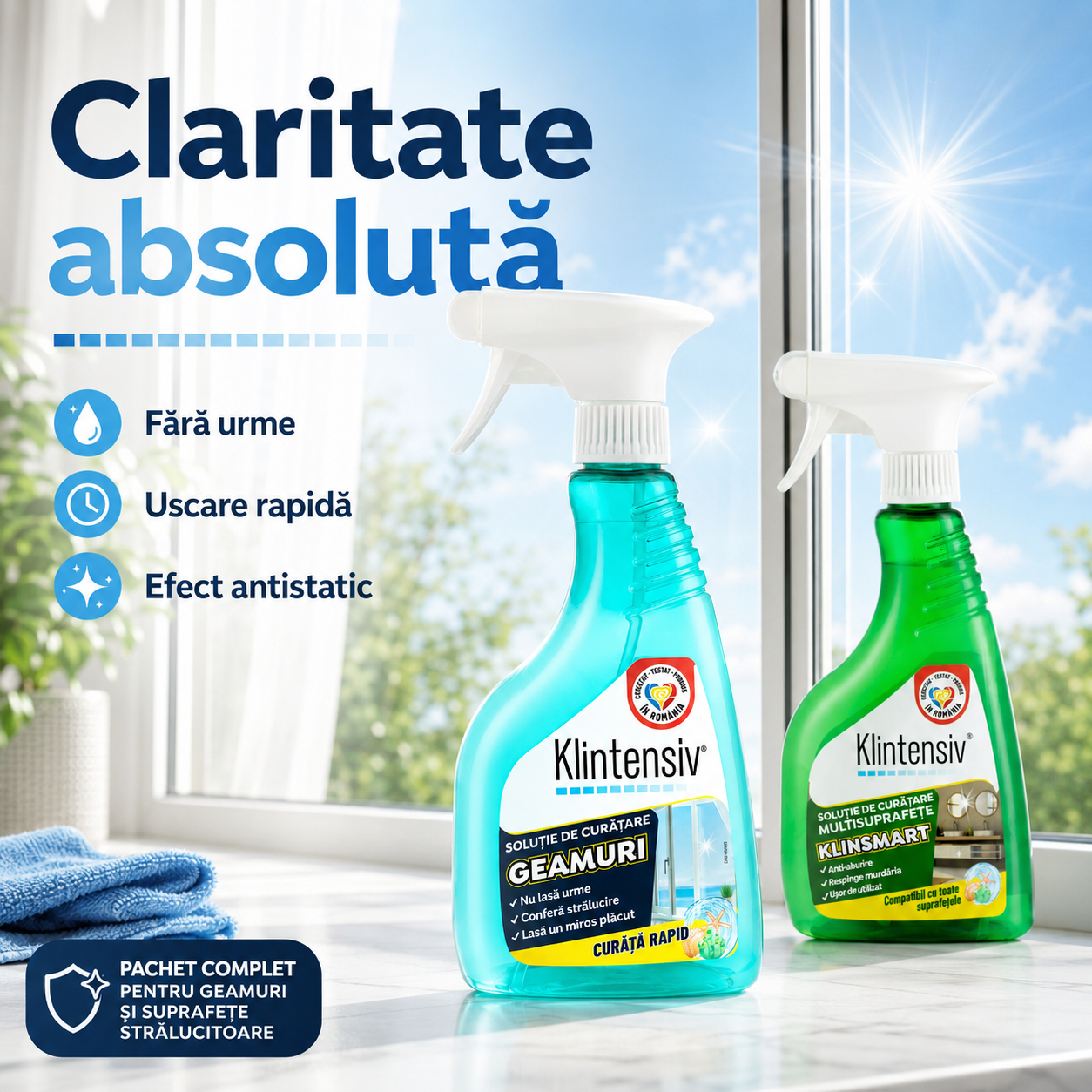 Solutie protectoare pentru baie bucatarie geamuri si suprafete lavabile