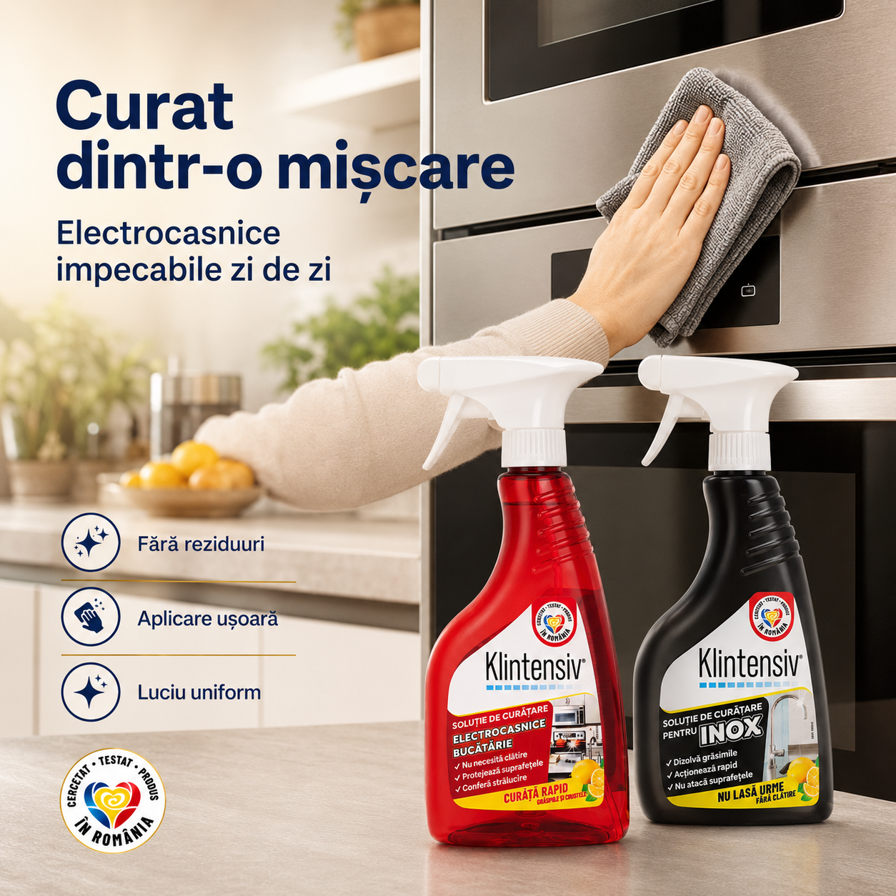 Solutie curatare inox Klintensiv 500 ml