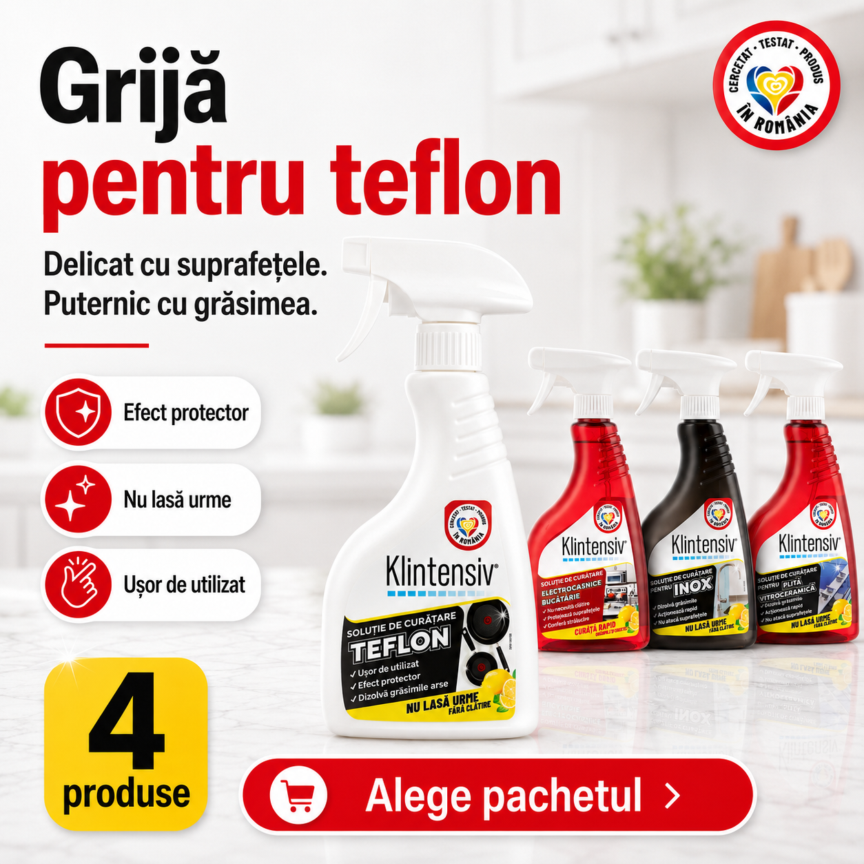 Solutie Curatare Teflon Klintensiv 500 ml