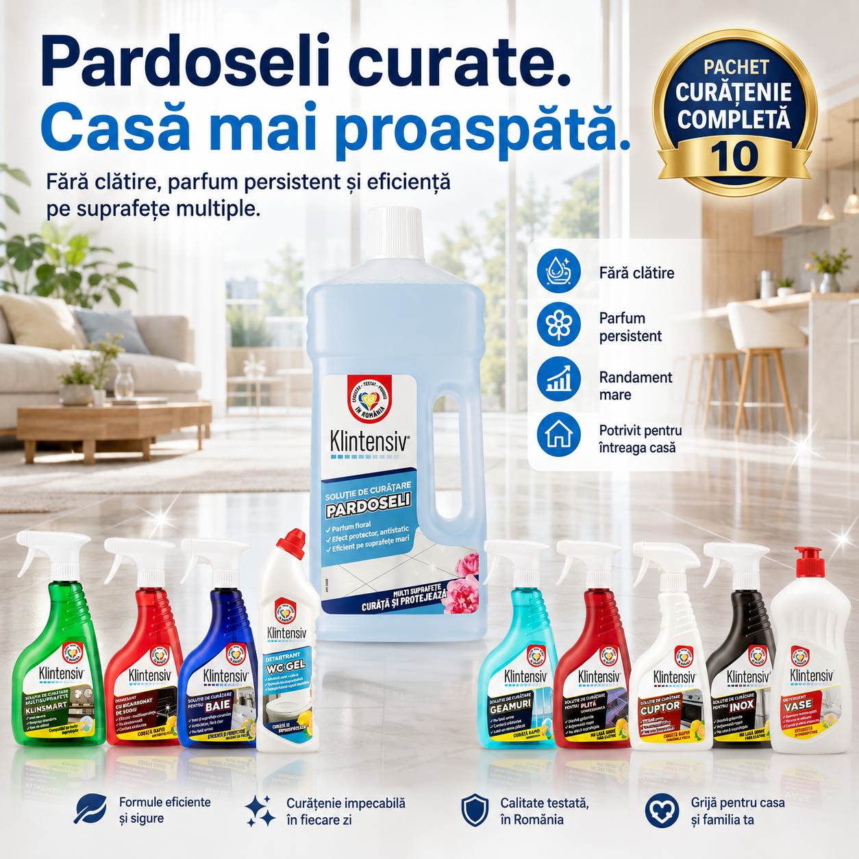 Solutii Klintensiv pentru inox cuptor plita si vase