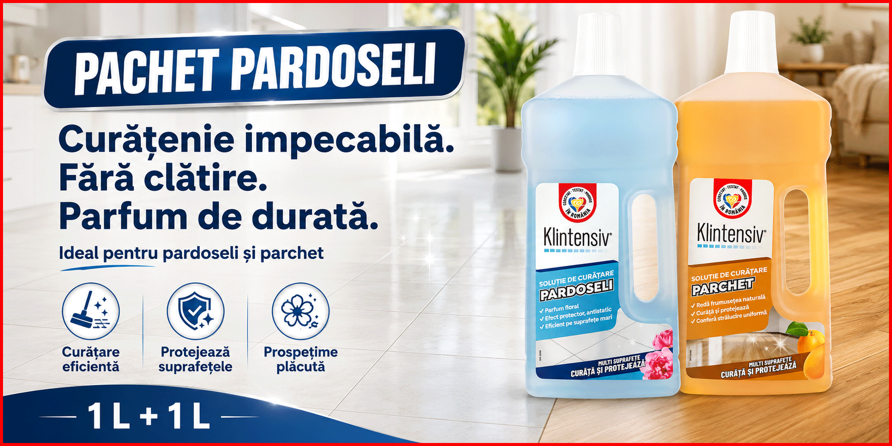 Solutie concentrata pentru curatarea pardoselilor Klintensiv