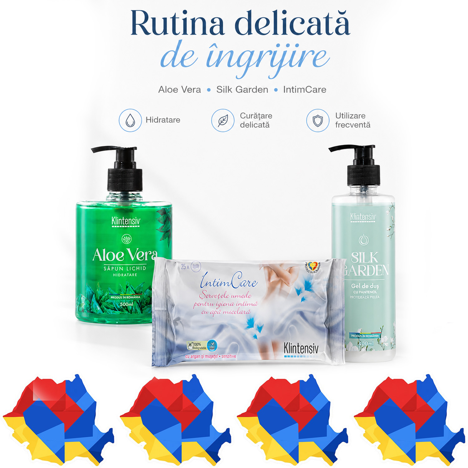 Set Klintensiv pentru maini corp si igiena intima