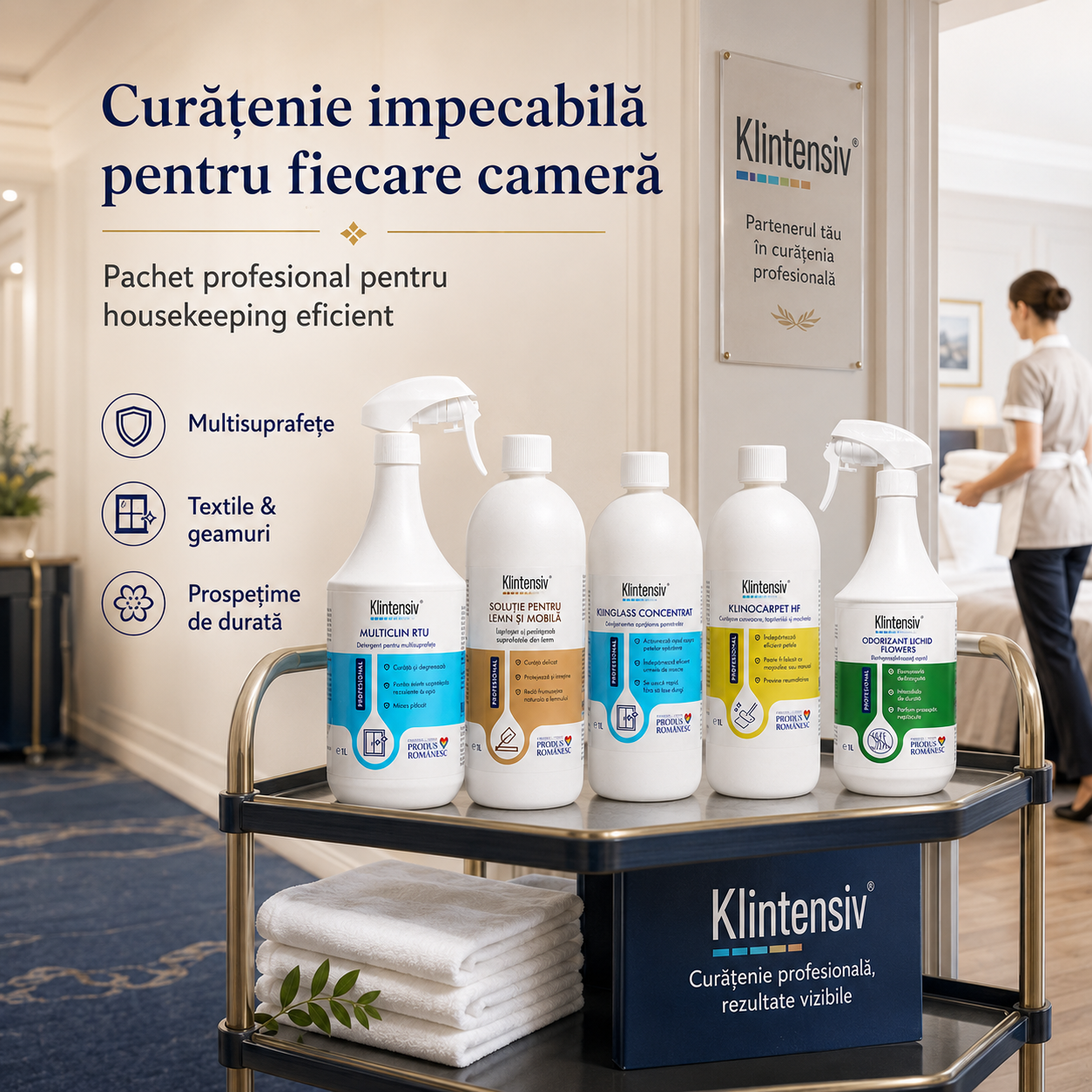 Klintensiv Professional MultiClin RTU detergent pentru multisuprafete