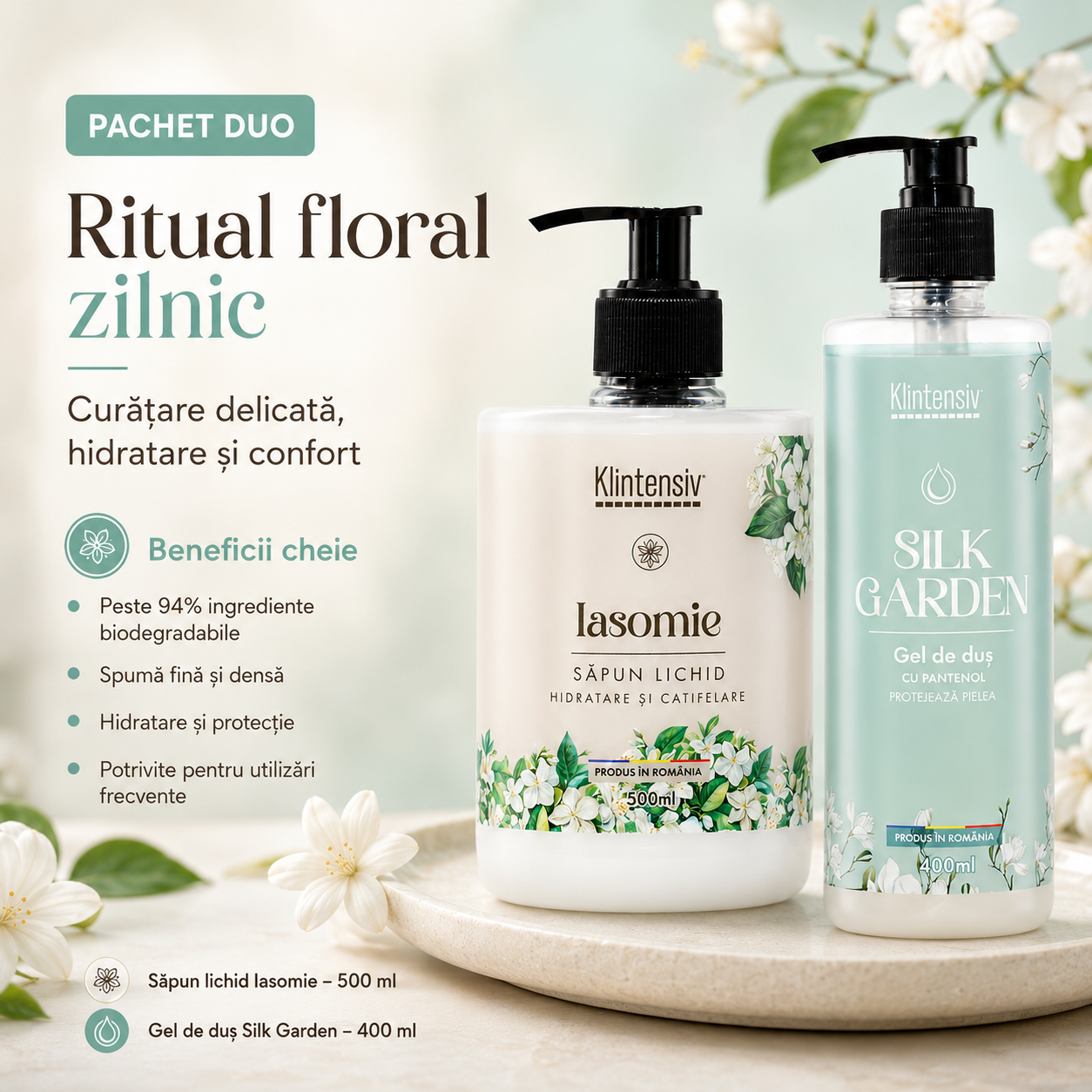 Sapun lichid Klintensiv Iasomie 500 ml pentru maini si tegumente