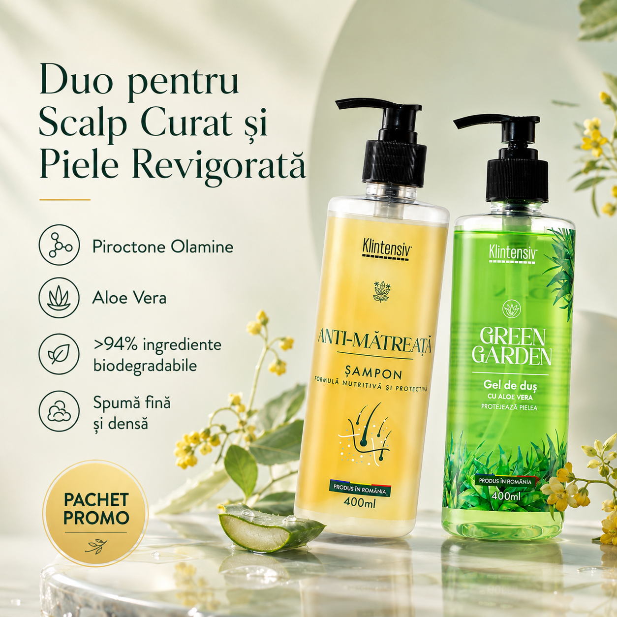 Pachet Klintensiv pentru controlul matretii si igiena corpului