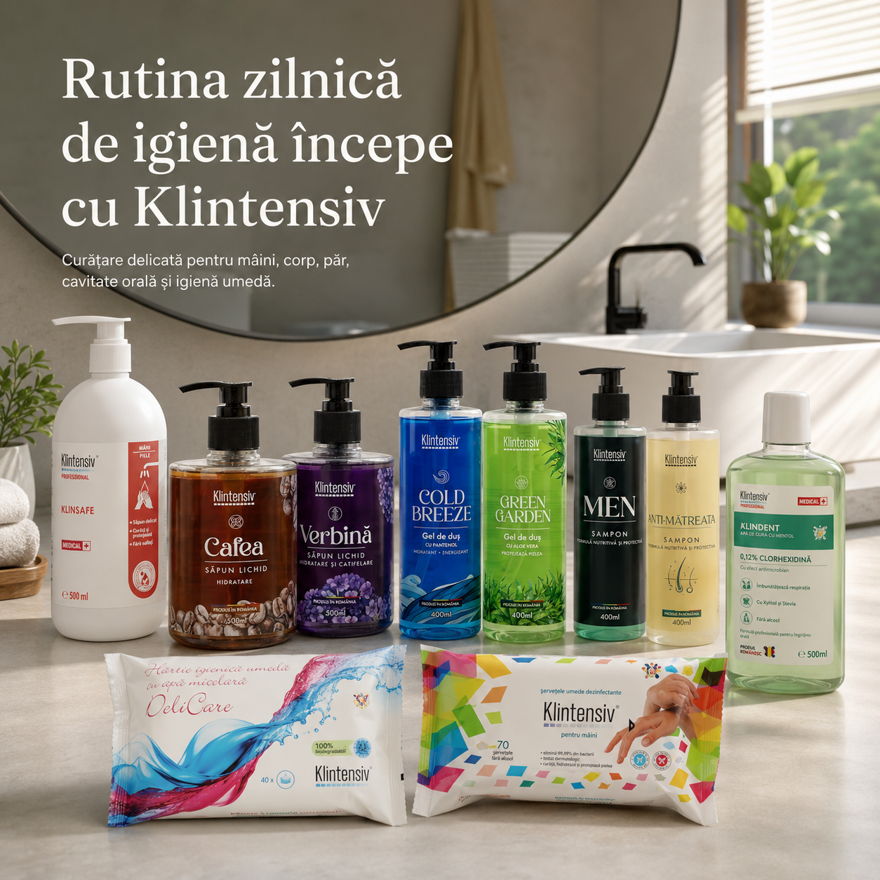 Sampoane Klintensiv pentru barbati si Anti-Matreata