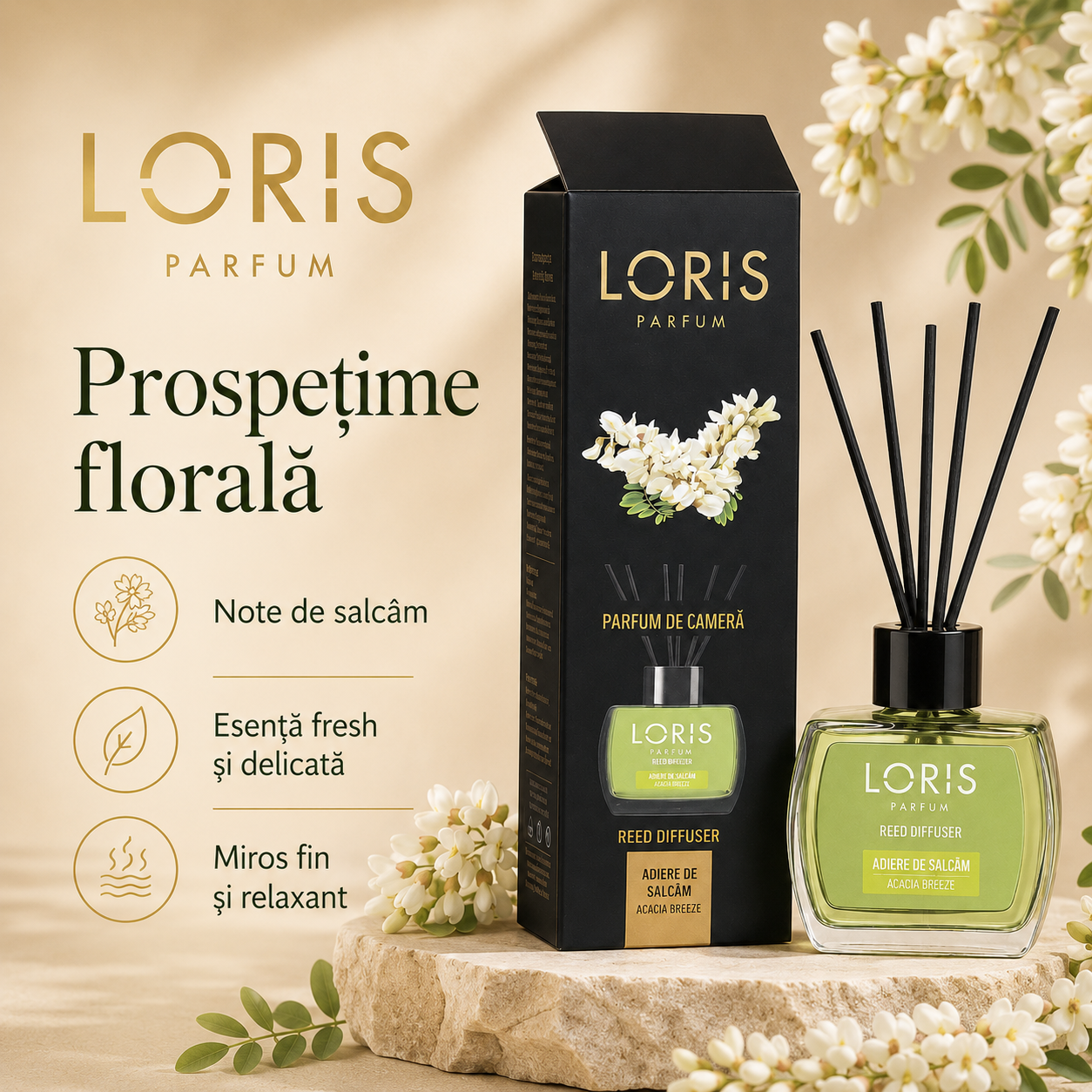 difuzor parfum camera LORIS Reed Diffuser