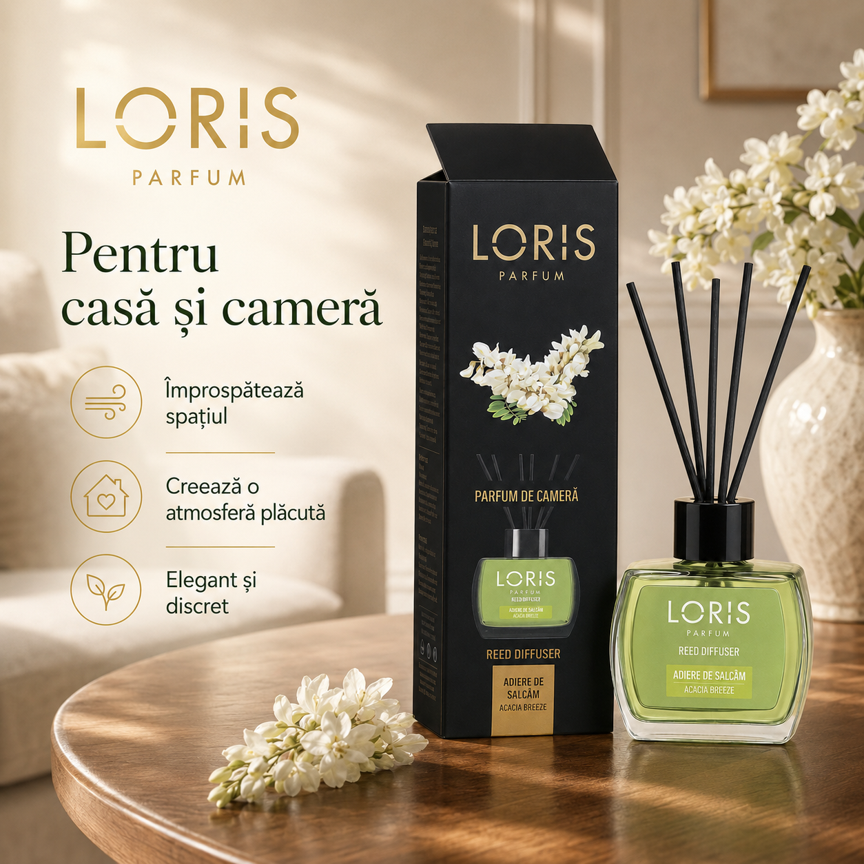 arome LORIS parfum de camera