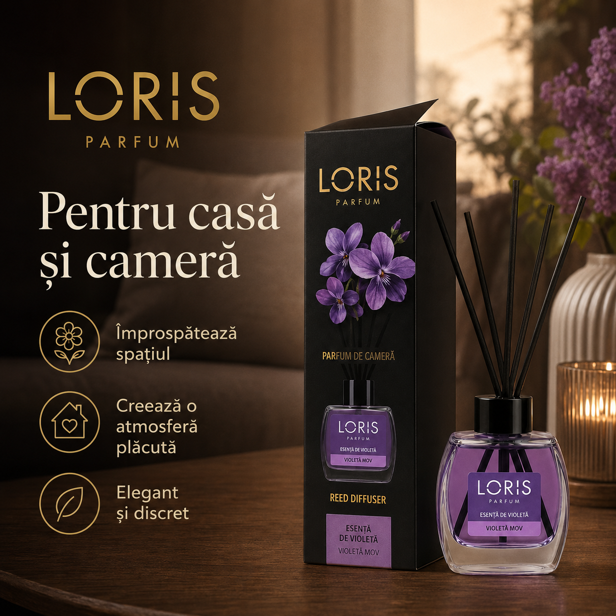arome LORIS parfum de camera