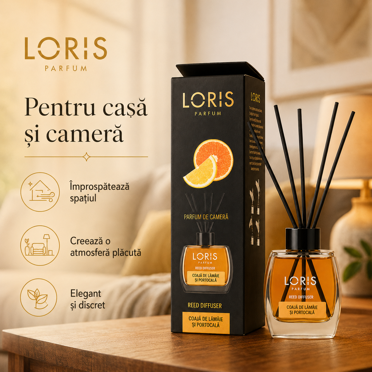 arome LORIS parfum de camera