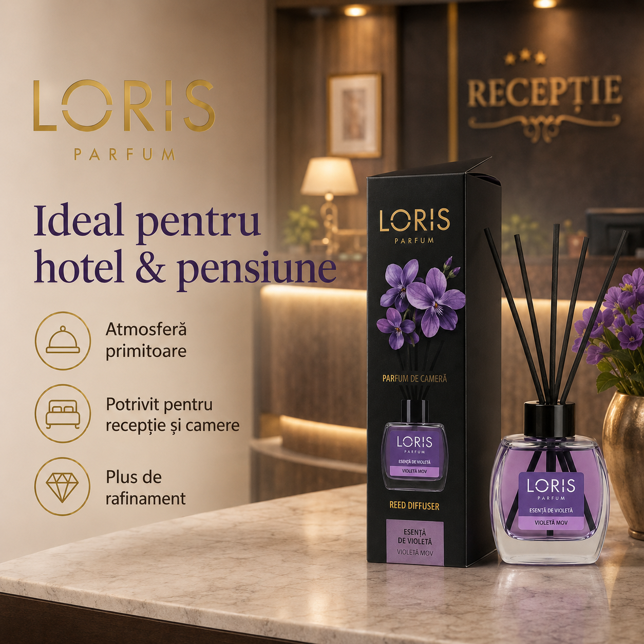cum se foloseste un reed diffuser cu betisoare