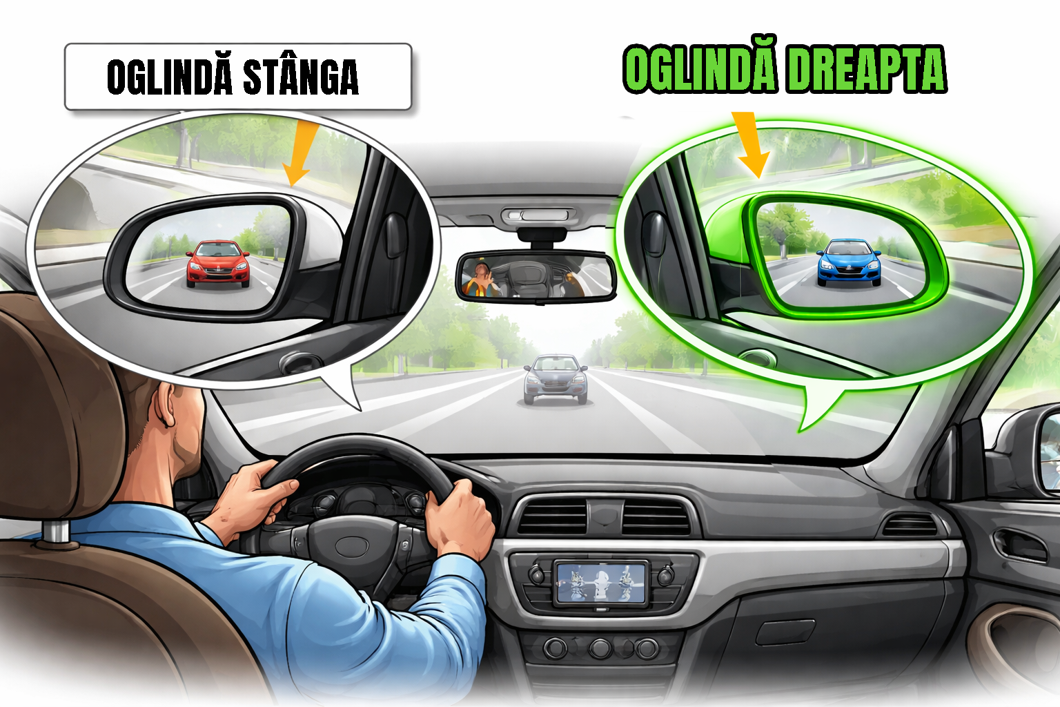 Oglinda Completa Dreapta Volkswagen KAEFER din 1960 - 2003, Auto, Reglaj manual