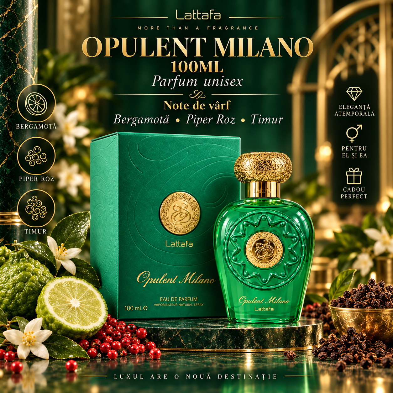 Lattafa Opulent Milano 100 ml parfum unisex